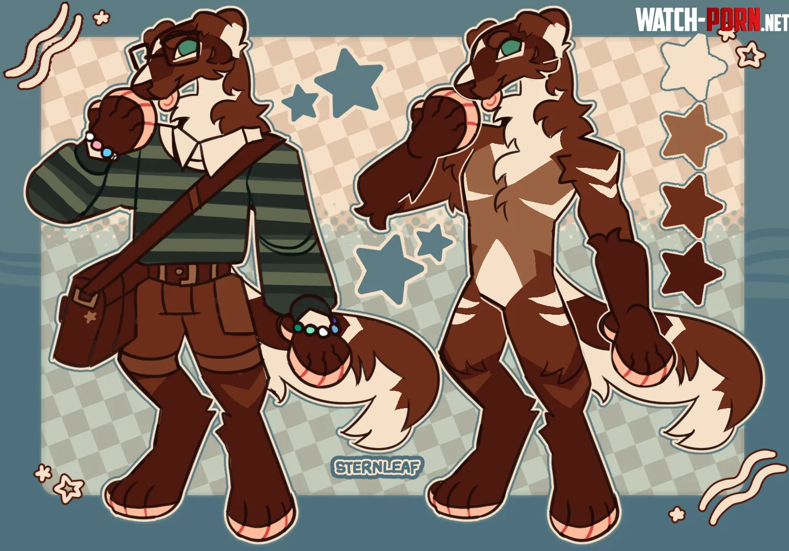 My borzoi sona by SternLeaf