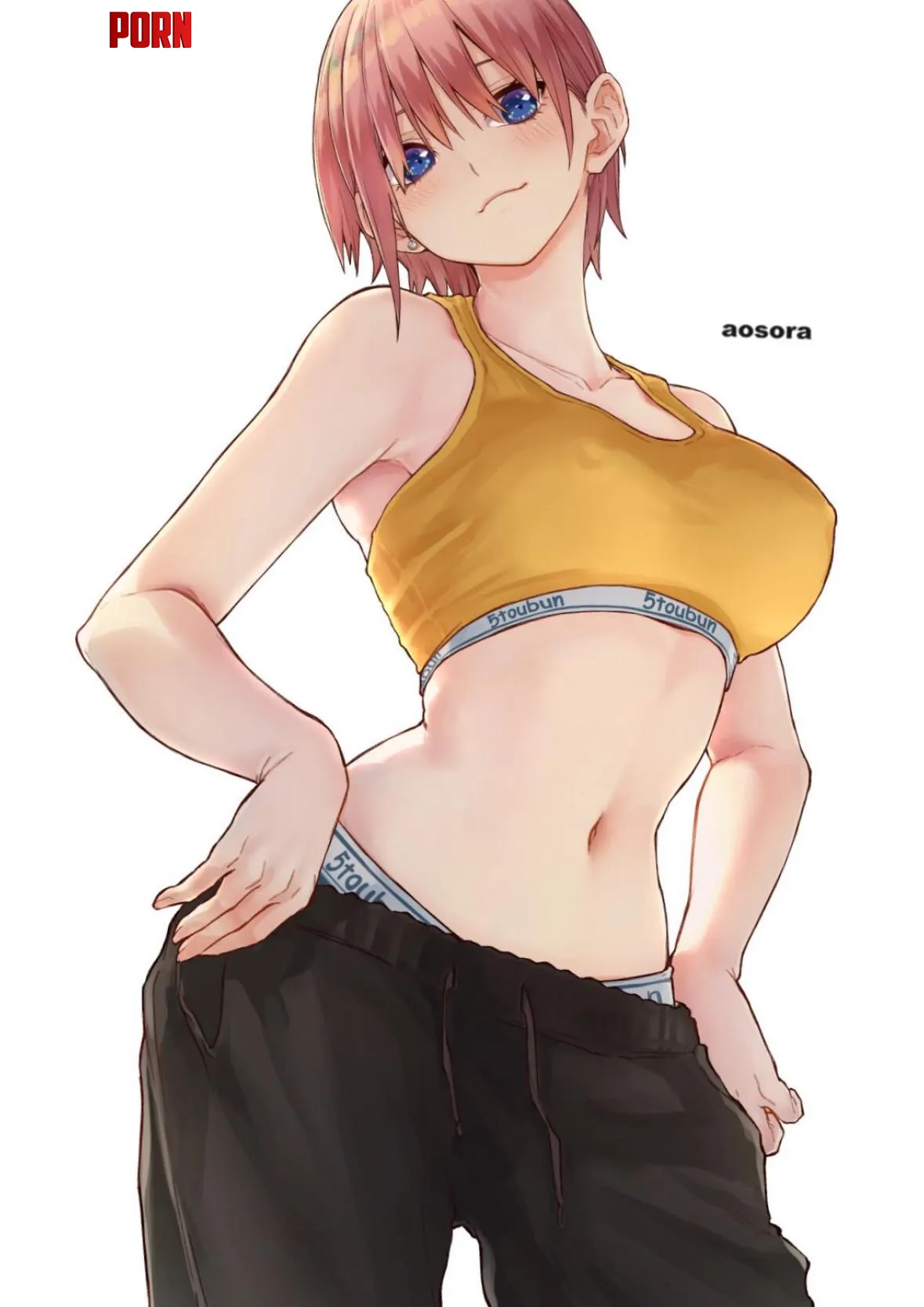 Ichika Nakano Teasing Her Perfect Body Quintessential Quintuplets by Yootoniercal