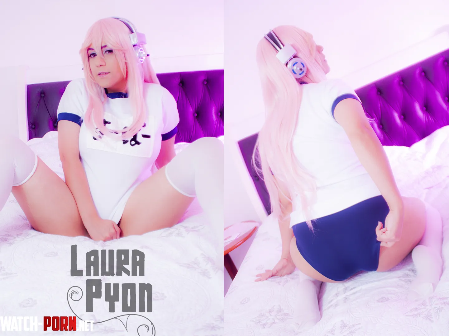 Wanna exercise a little with Super Sonico  Laura Pyonn by LauraPyon