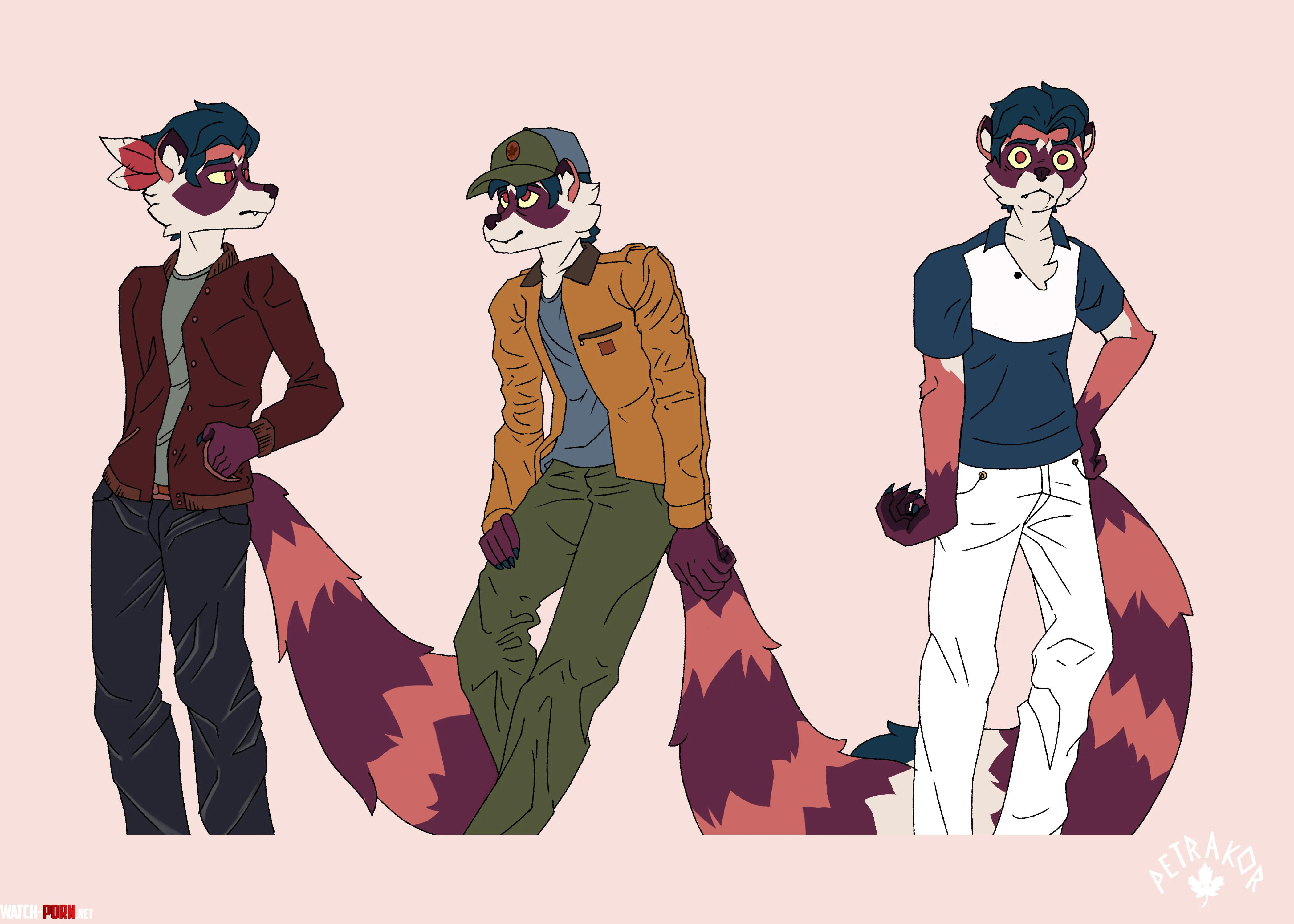 Made some clothing designs for my sona Petrakor on BSky by Petrakor