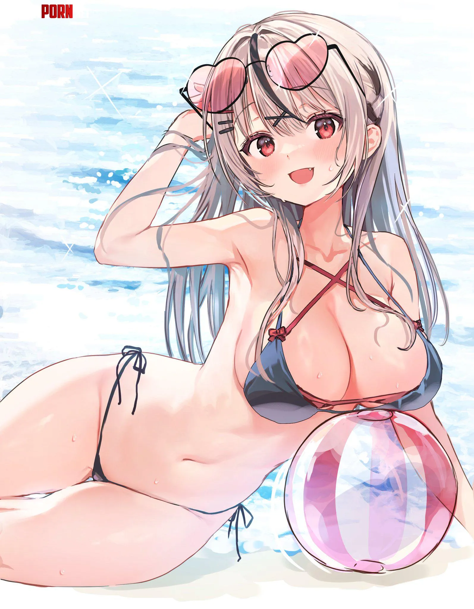 Chloe enjoying the beach by marxsander2016