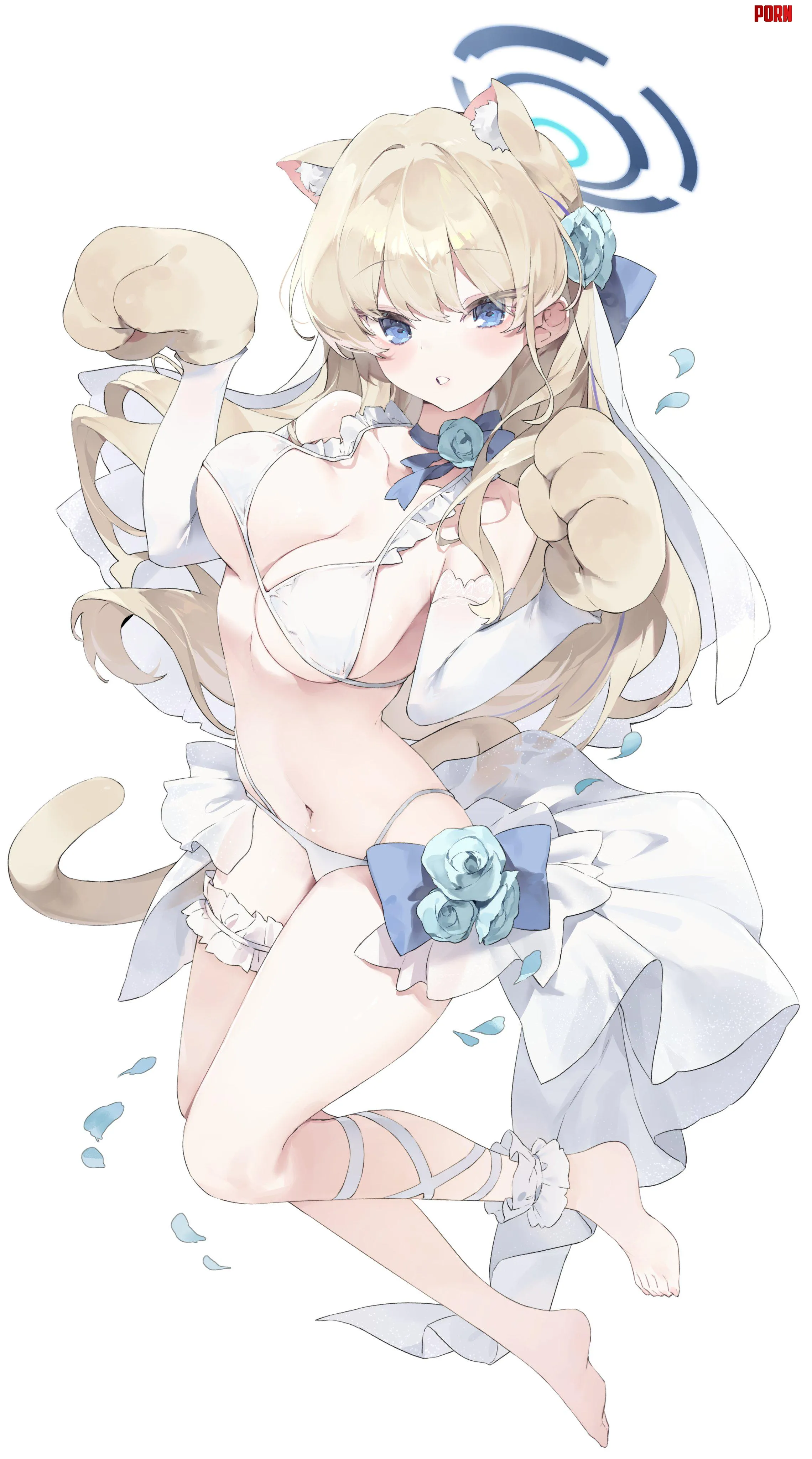 Toki dressed up as a catgirl  by marxsander2016