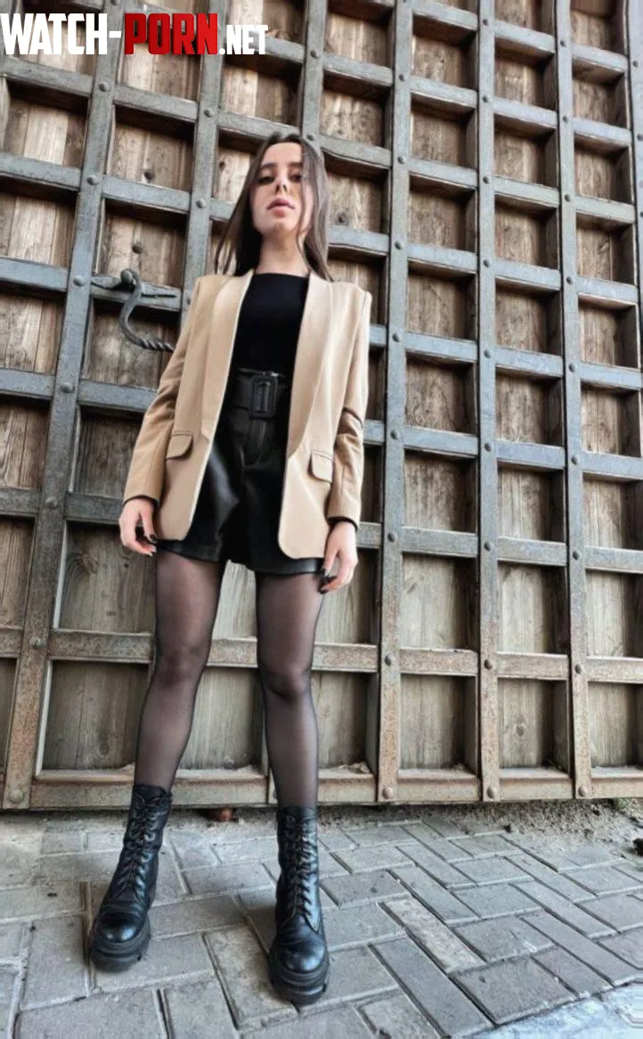 I should wear more leather clothes by Mystic_Melody__