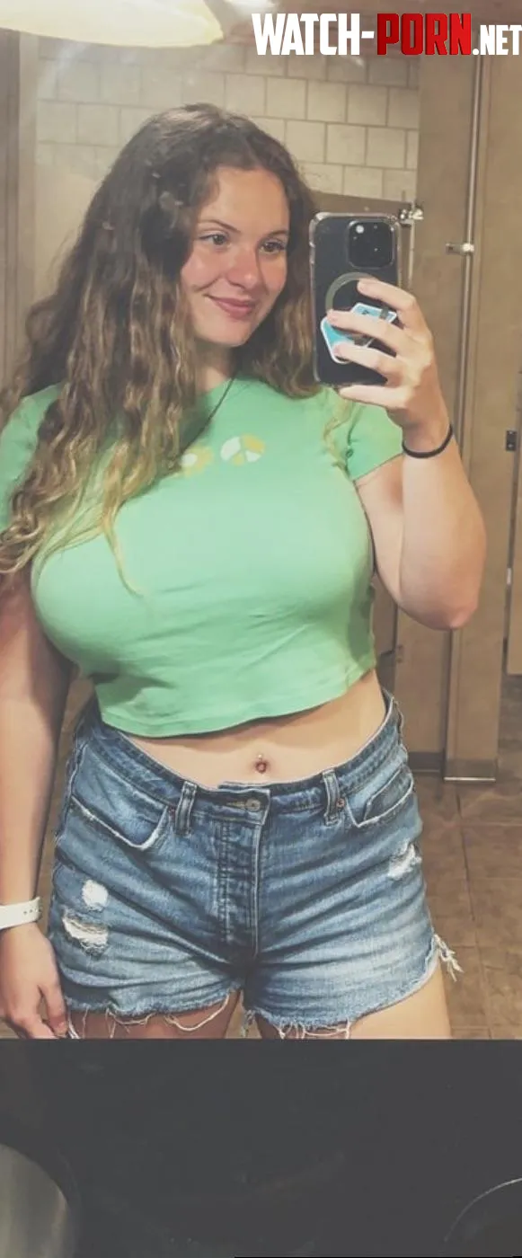 Busty blonde bathroom pic by Minimum_Quote_138
