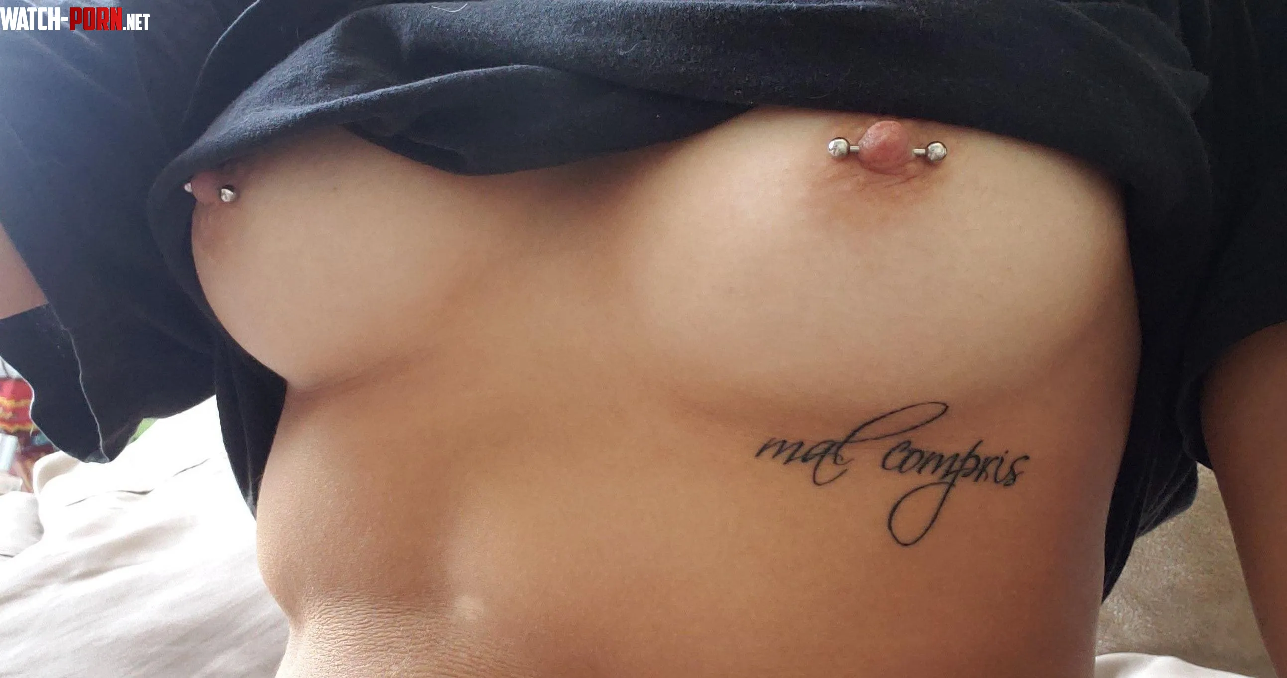 Howre my pierced Asian boobs by freakyjess1