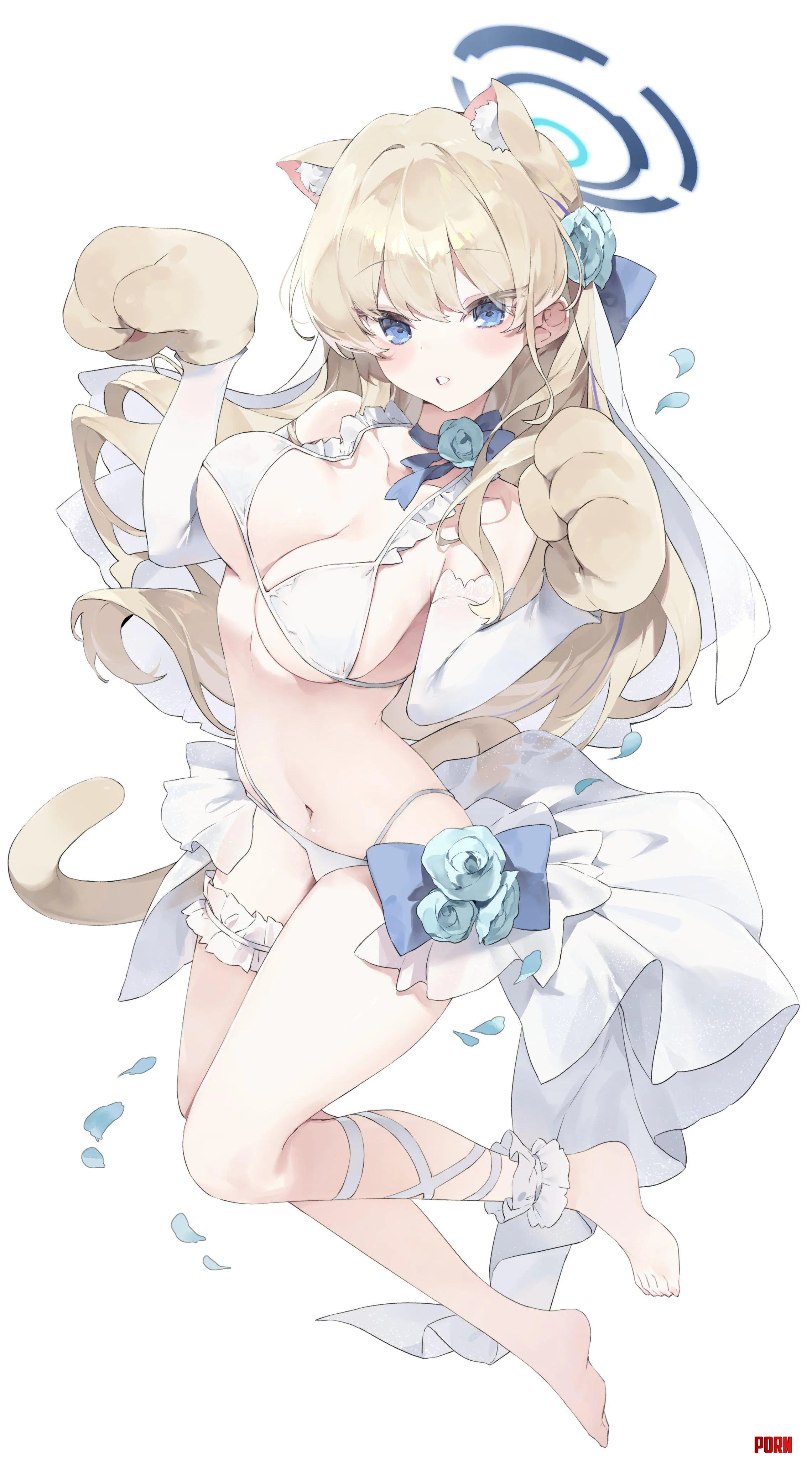 Toki dressed up as a catgirl  by marxsander2016