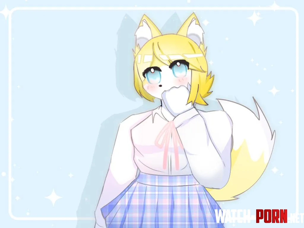 Rin the fox  art by me by AnonymousFluffi