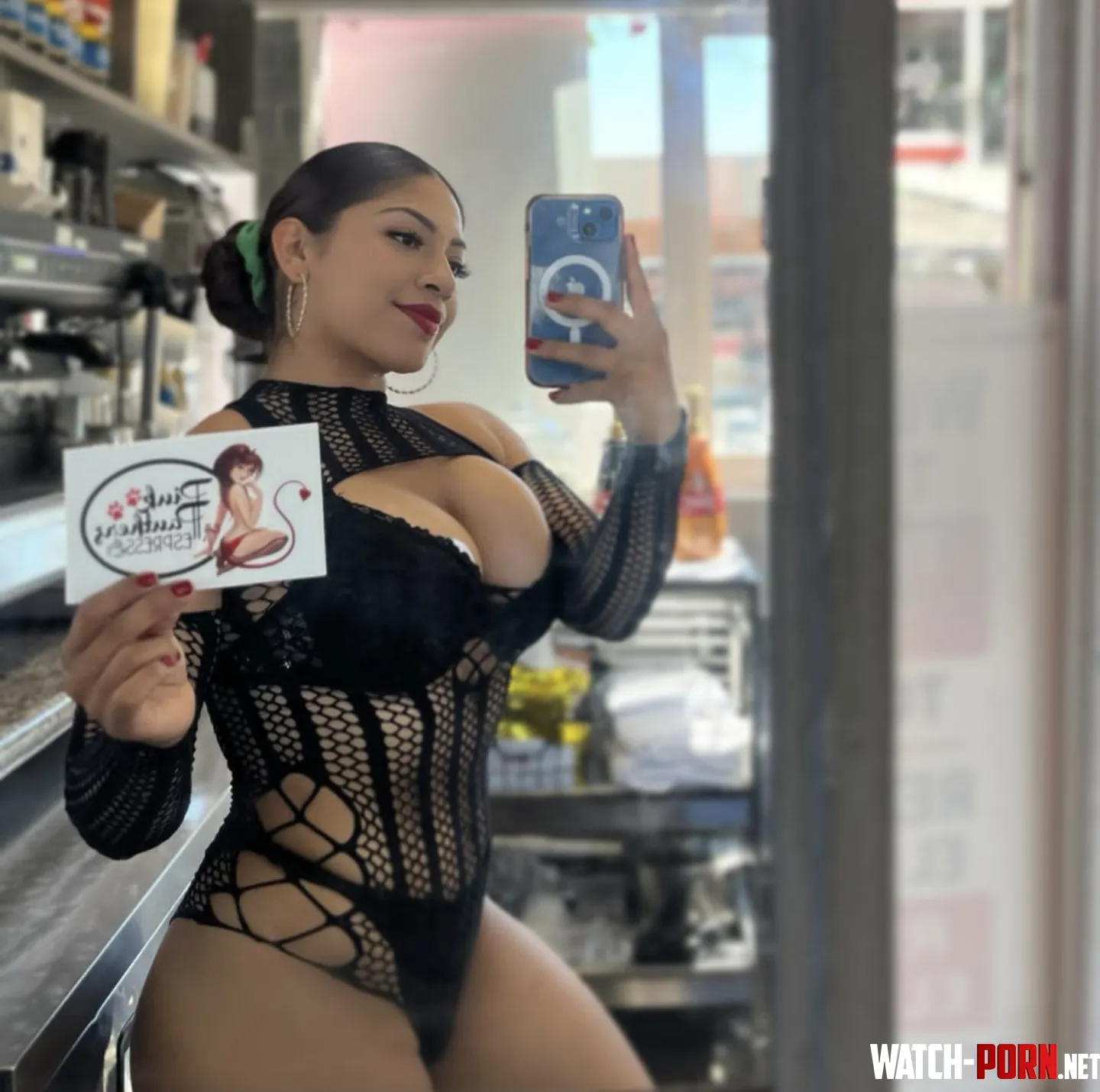 Spicy Latina Barista  by silvafranky10
