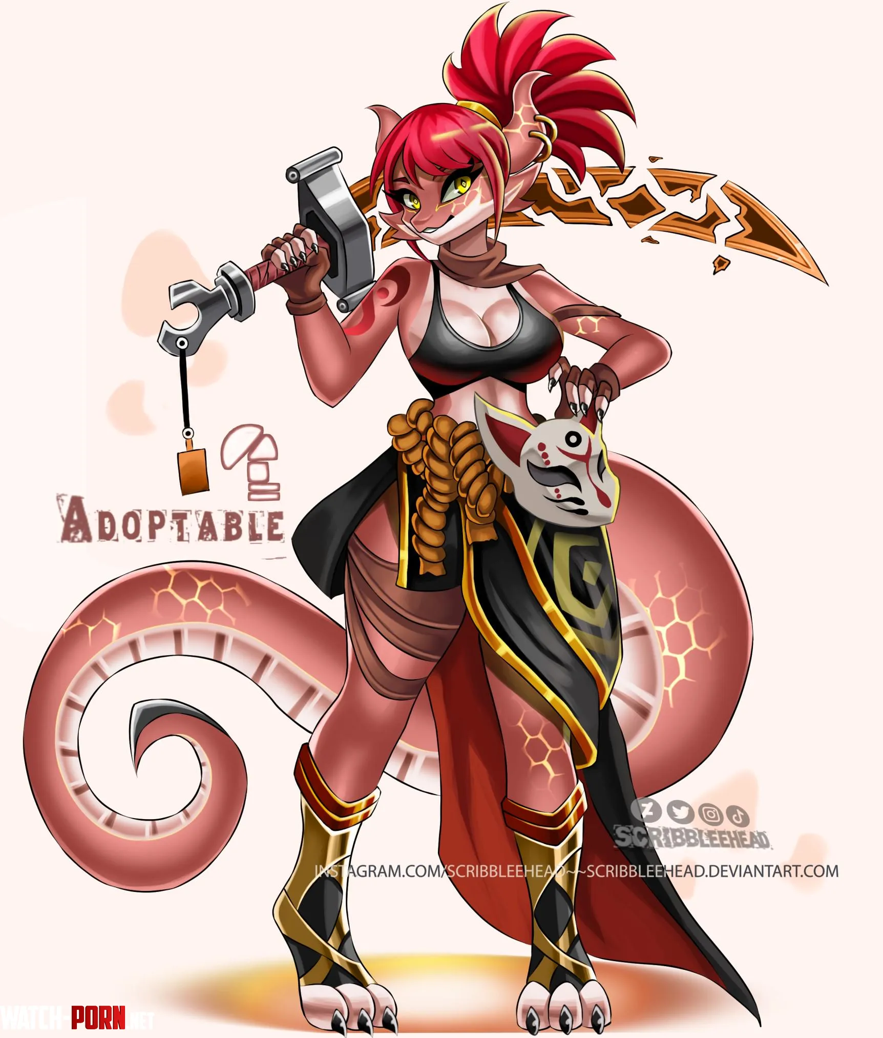 Give her a name  Adopt Open Art by me by scribbleehead
