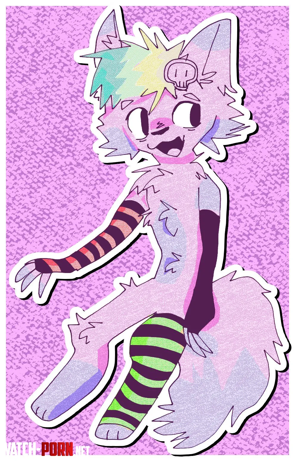 this creature came out of hot topic by KemofureScarlet