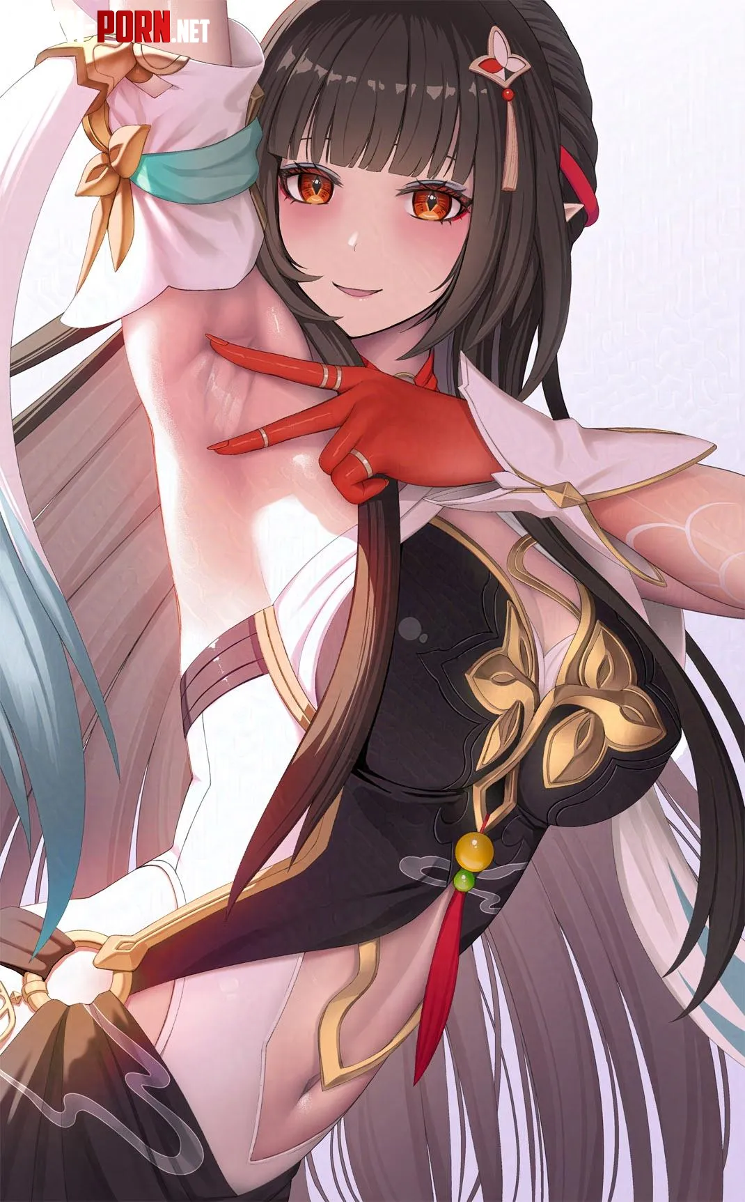 Lingsha Akanomurasaki Honkai Star Rail by TheRoySez