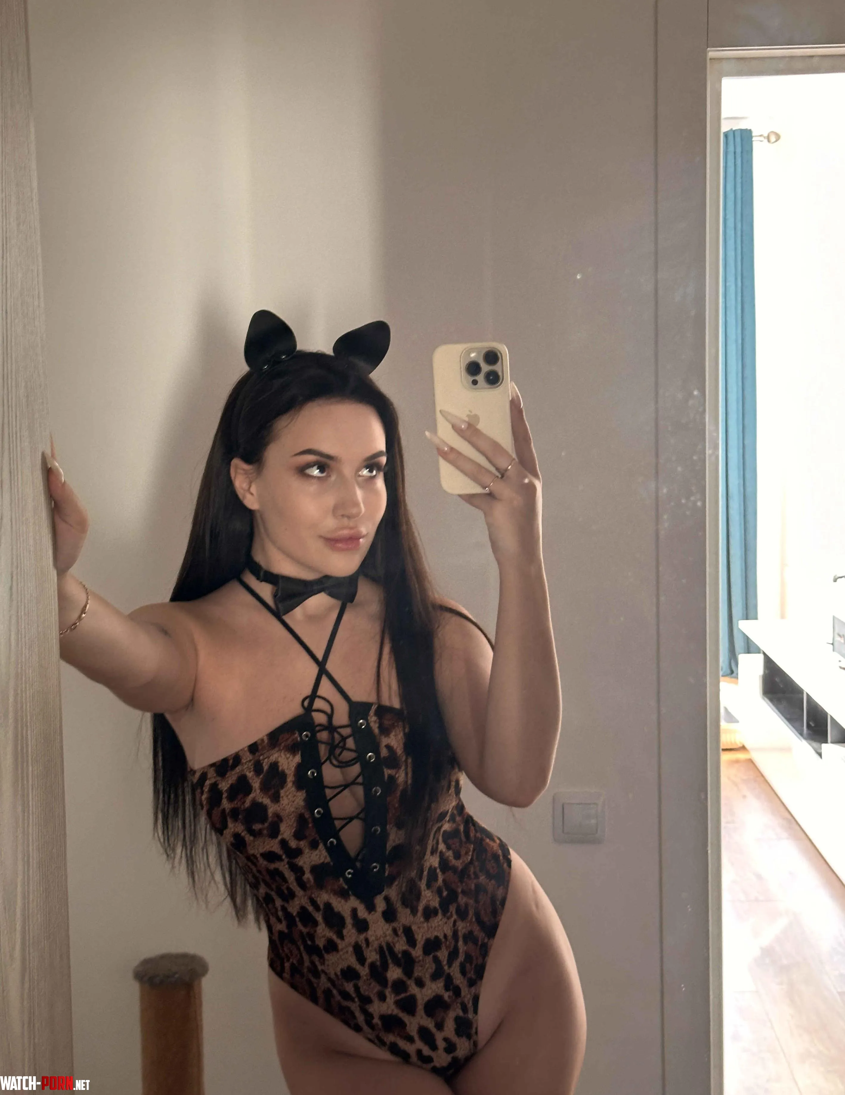 Selfies in the mirror where you can see the predator by BeautifulDolphinn