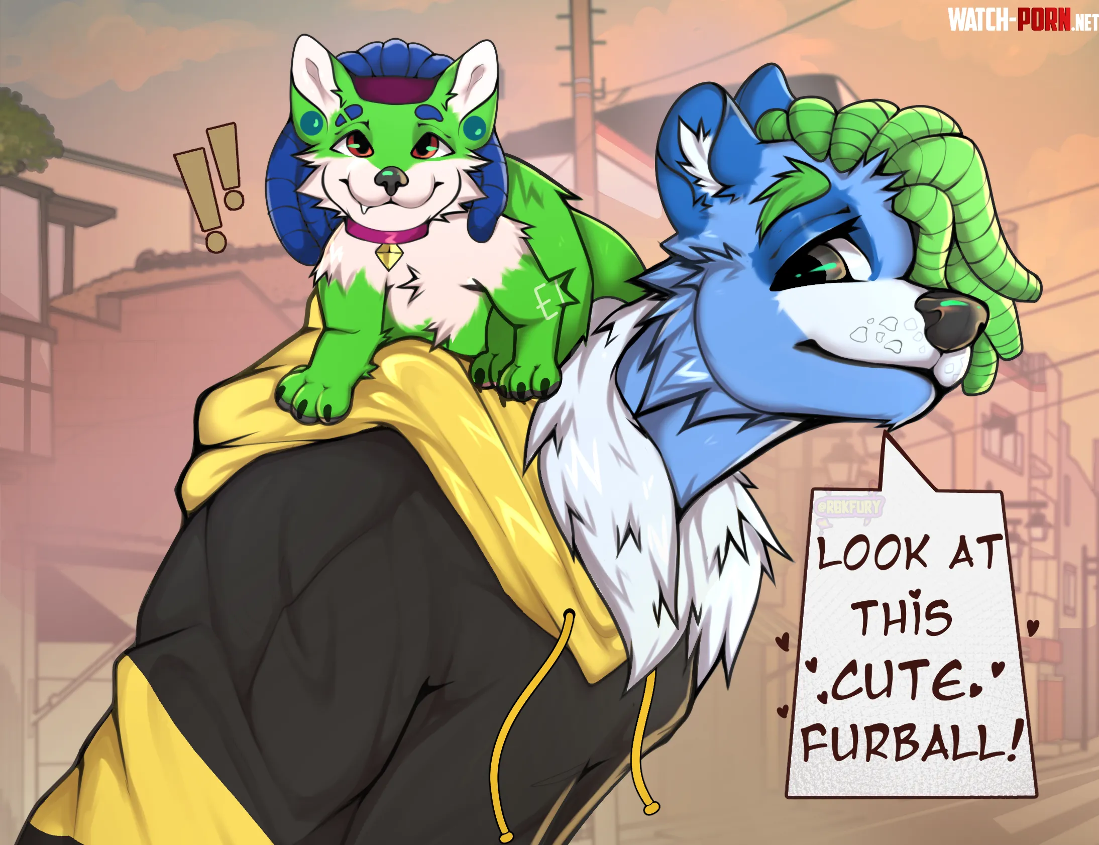 More Fur friends Ych examples  For GalaxinFA by RBKFURYart