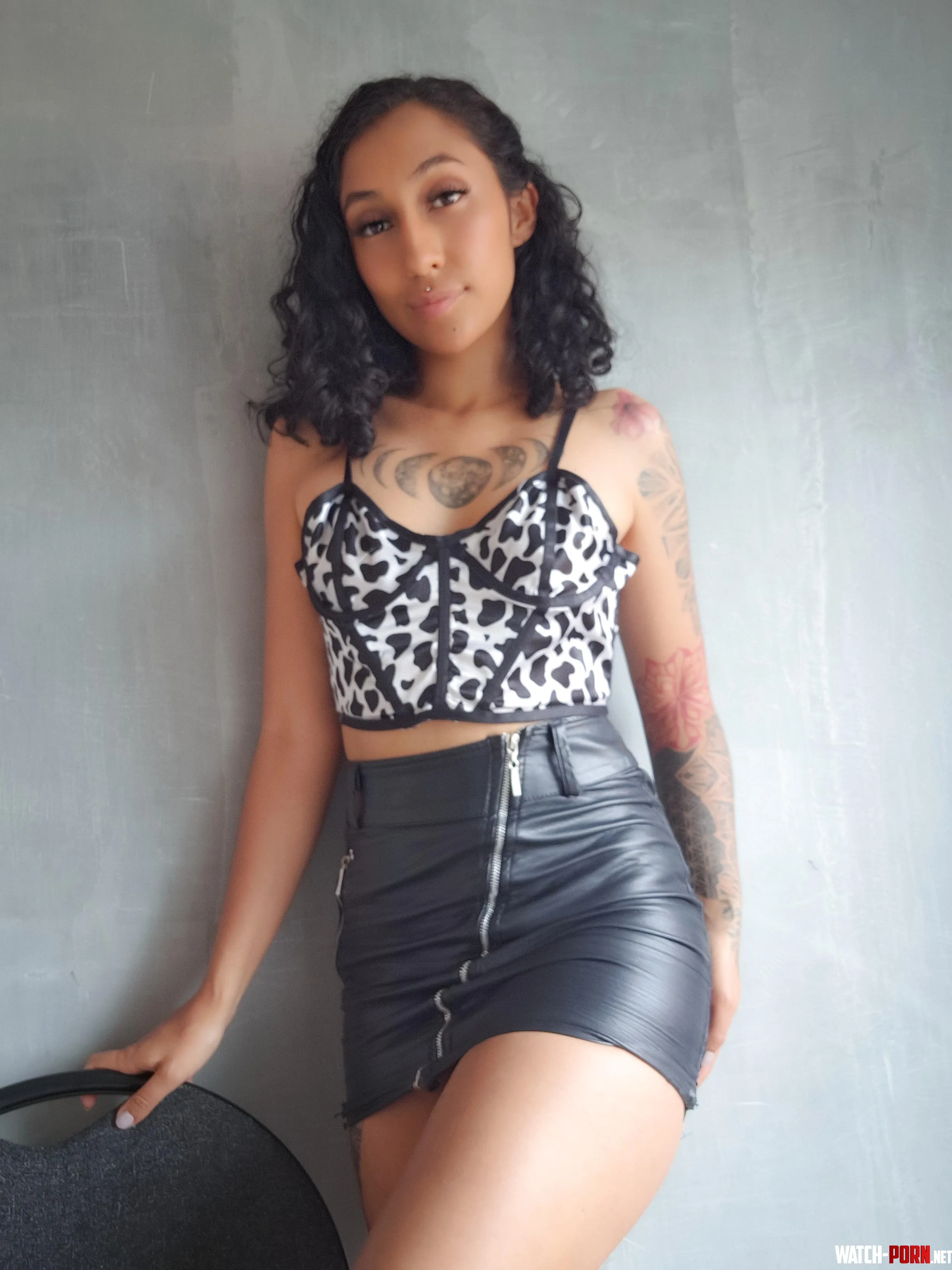 Admit it you love it when a skirt is just a little too short by Safe-Cold-2971