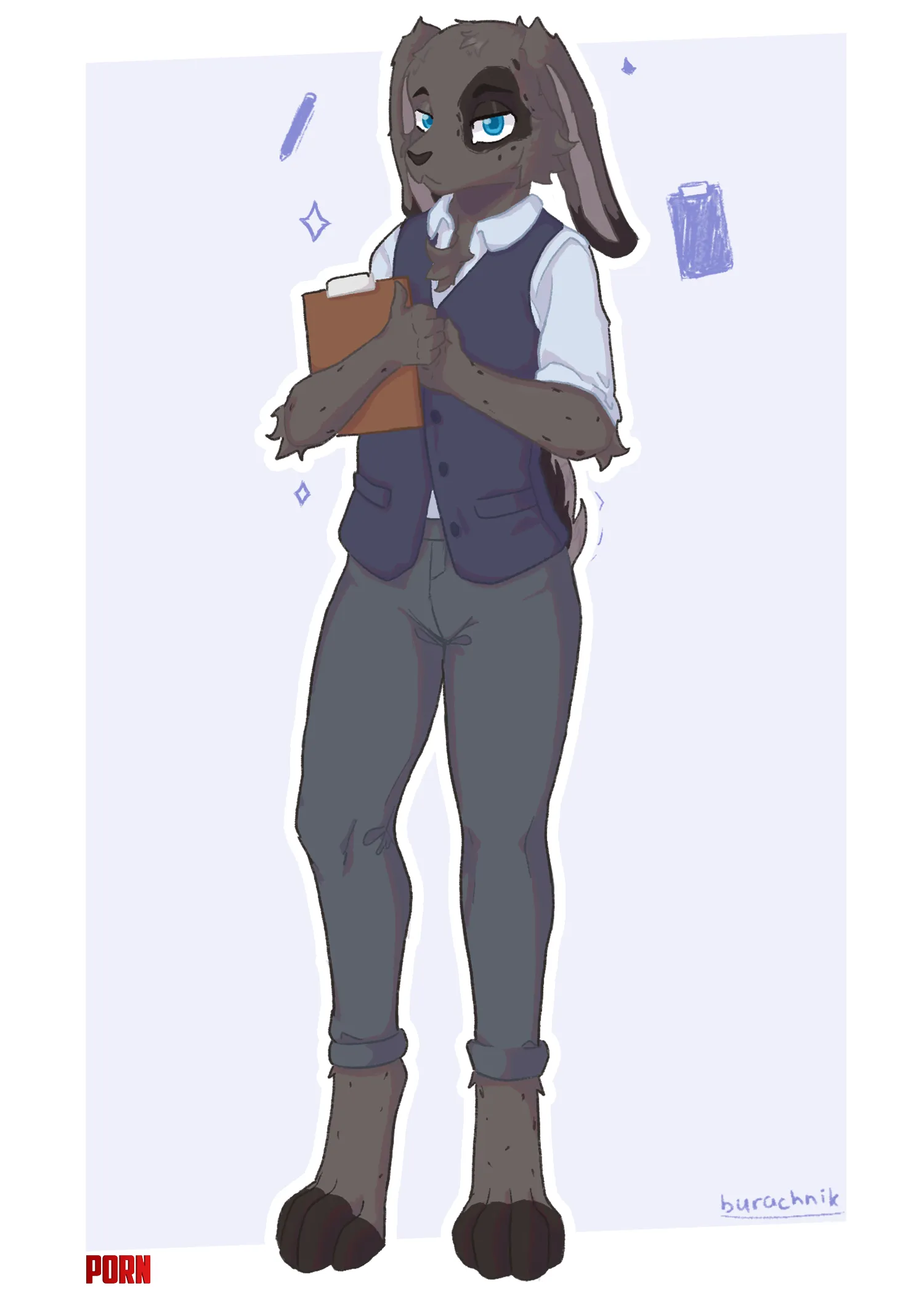 Edwin and Little Doodles  burachnik on FA by Edwin_at_work