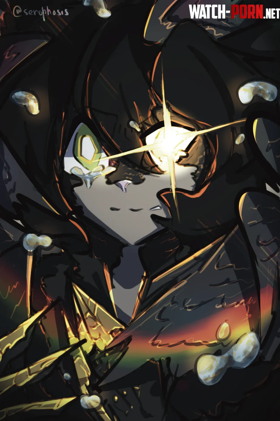 Heavenly Eviction ft my oc Rien by sazonika