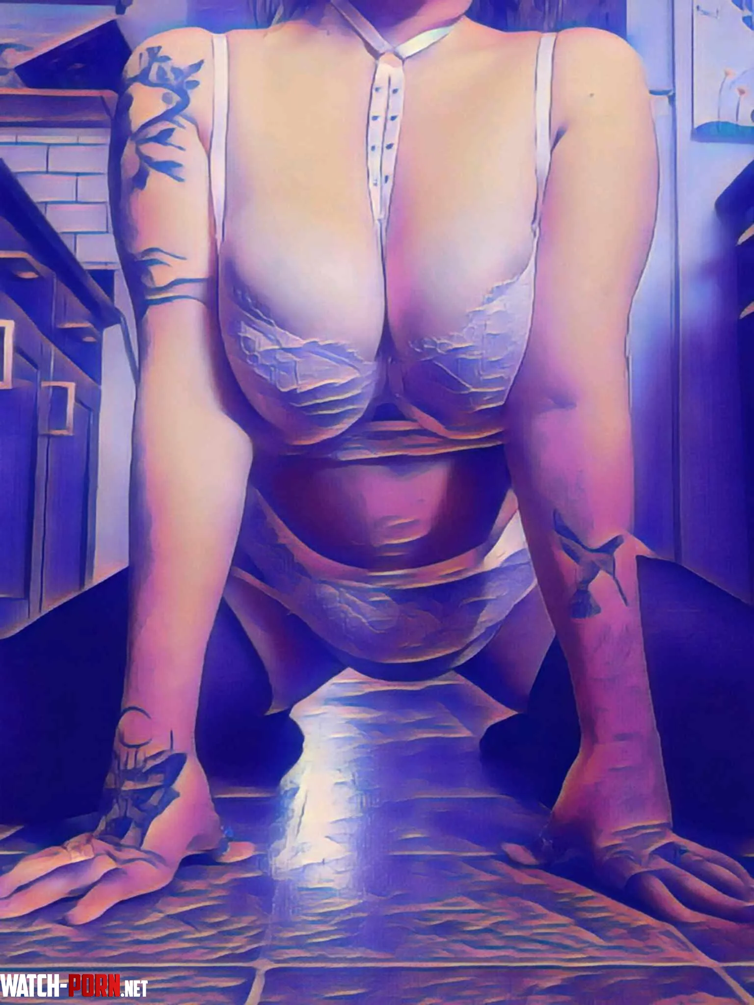 Waiting to serve Daddy f by kittykatmoran