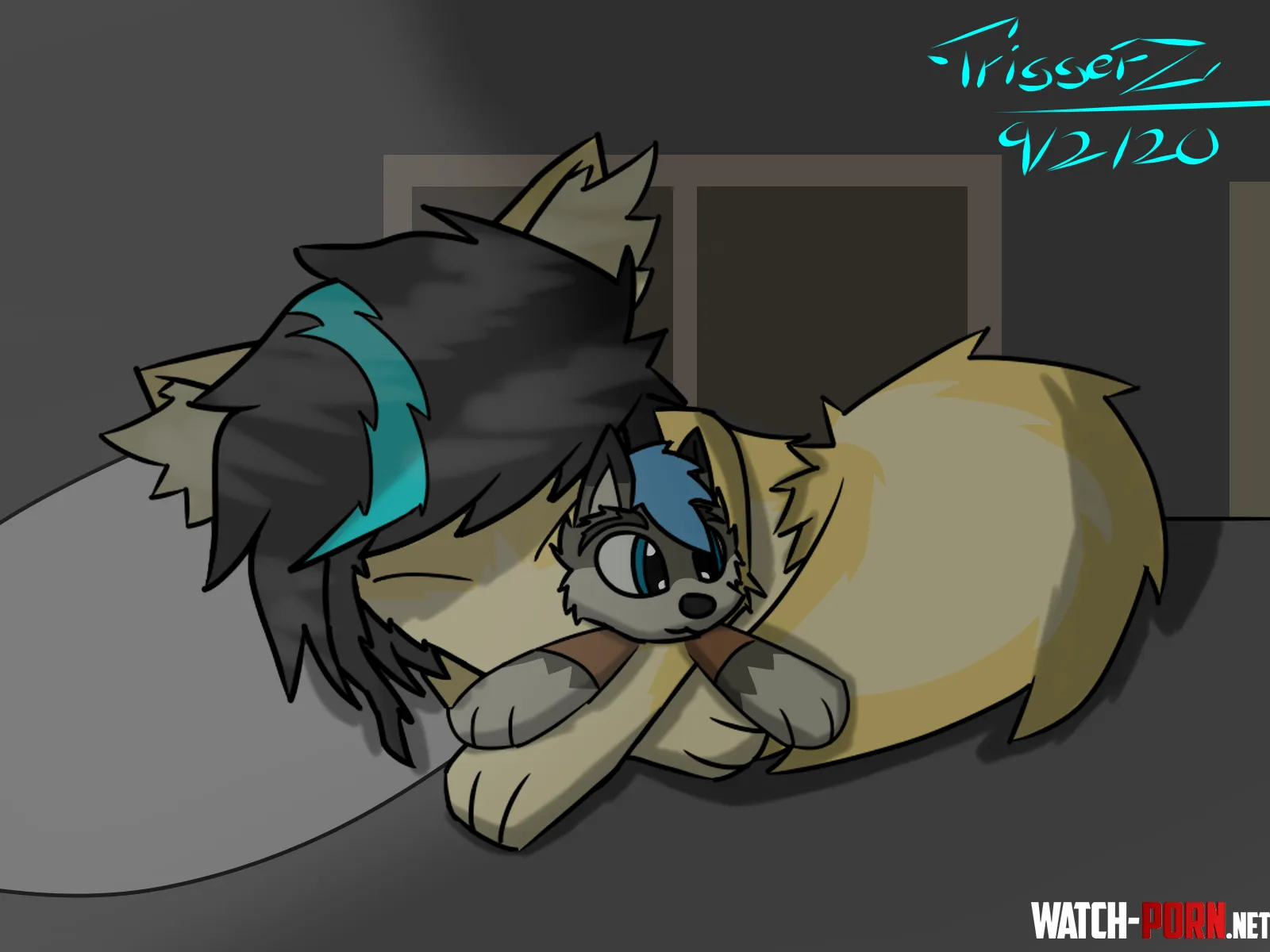 I tried to draw cute 4 years ago by TriggerZGaming