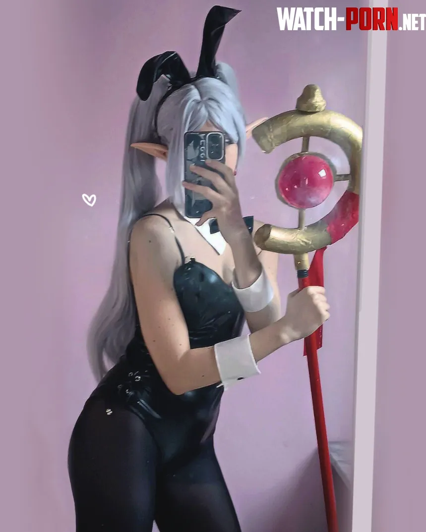 my bunny Frieren cosplay suigyozaa   by suigyozaa