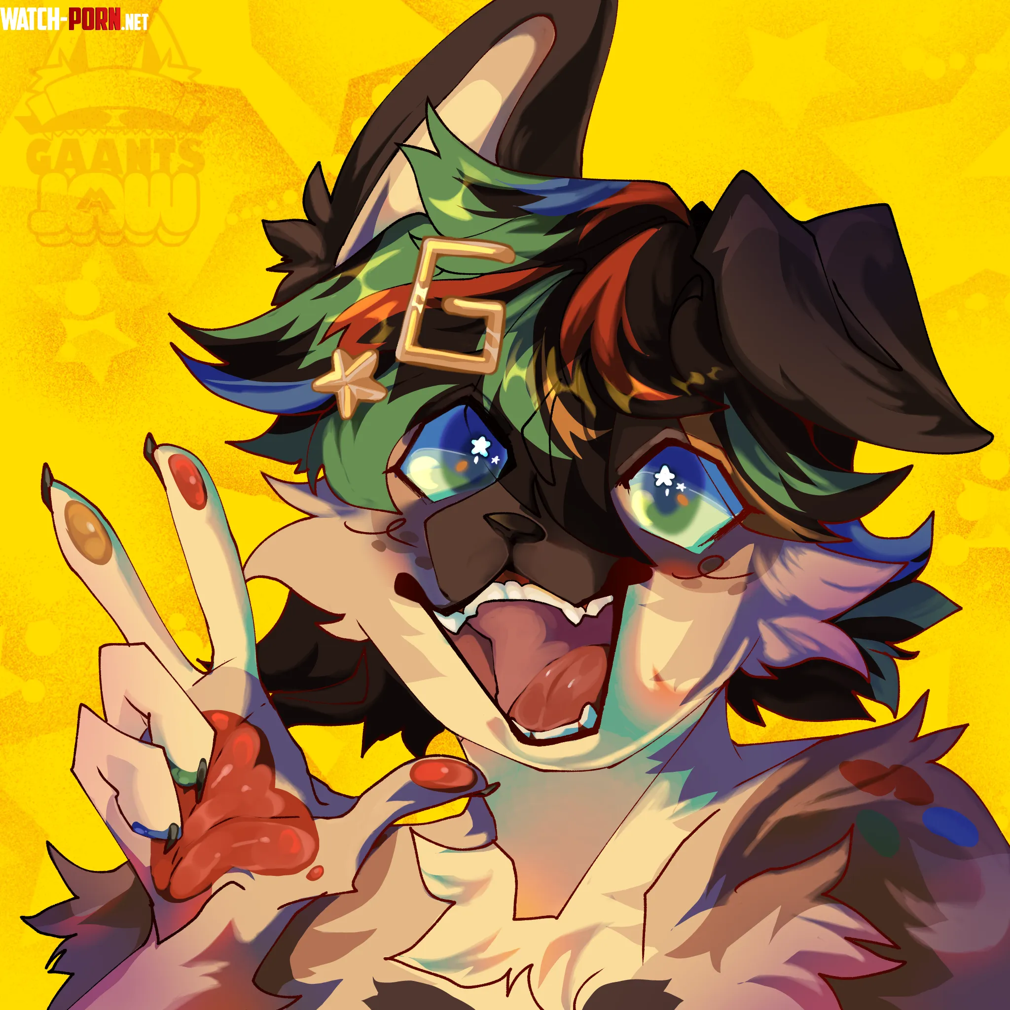 precious boy I tried a different style of shading art by me gaantsjaw by cryo_vulpe