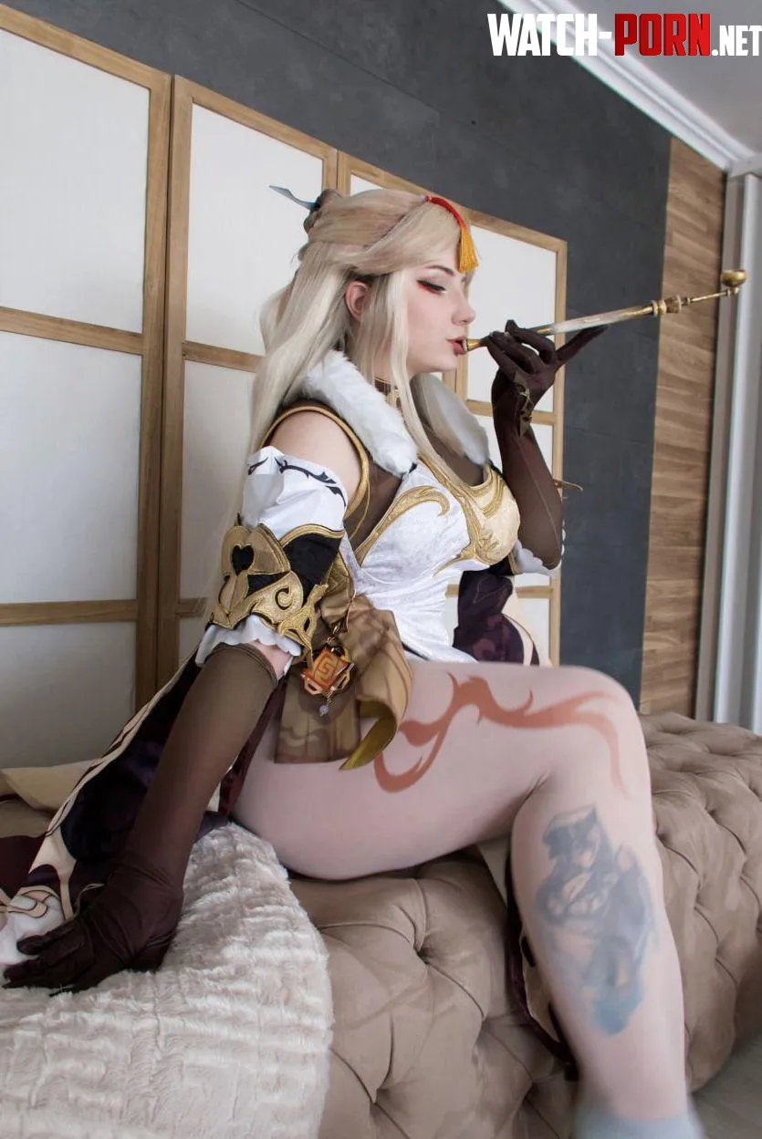 Ningguang cosplay  by Kuritsune by Kuroxkitsune