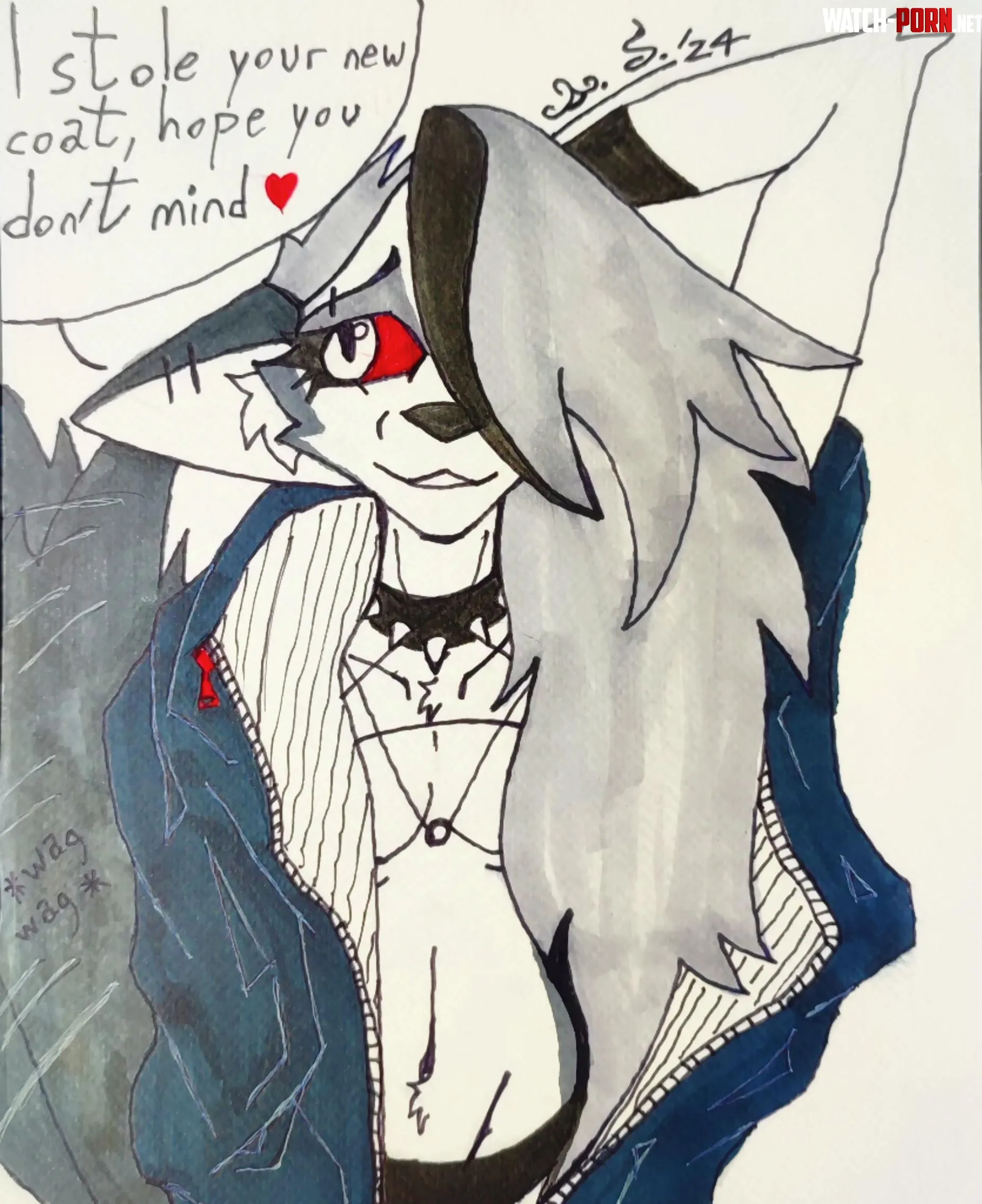 Shes getting into a bad habit Coloured at last  28112024 by Dalek_Sath