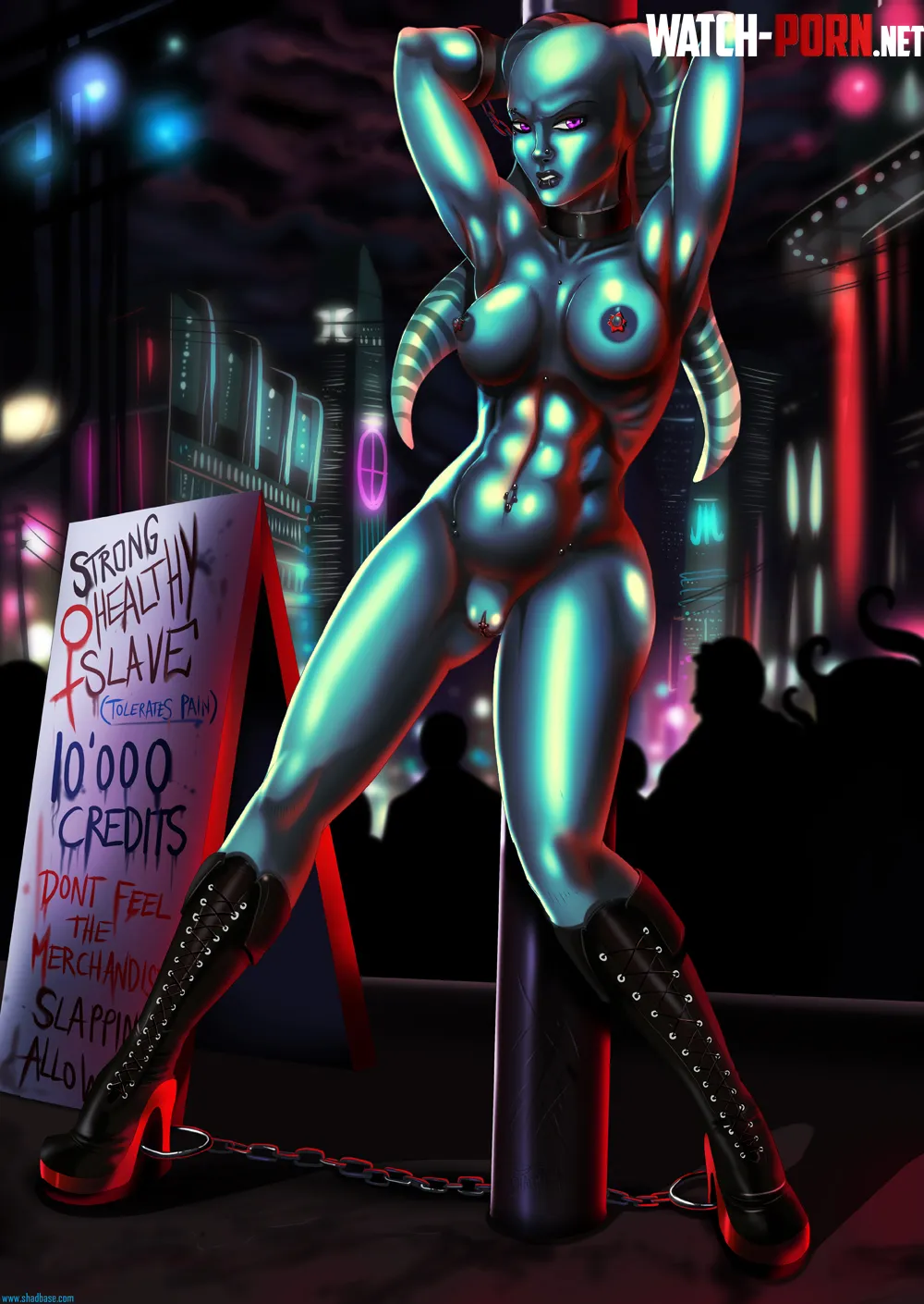 Slave for sale blue version TheRealShadman by SiarX