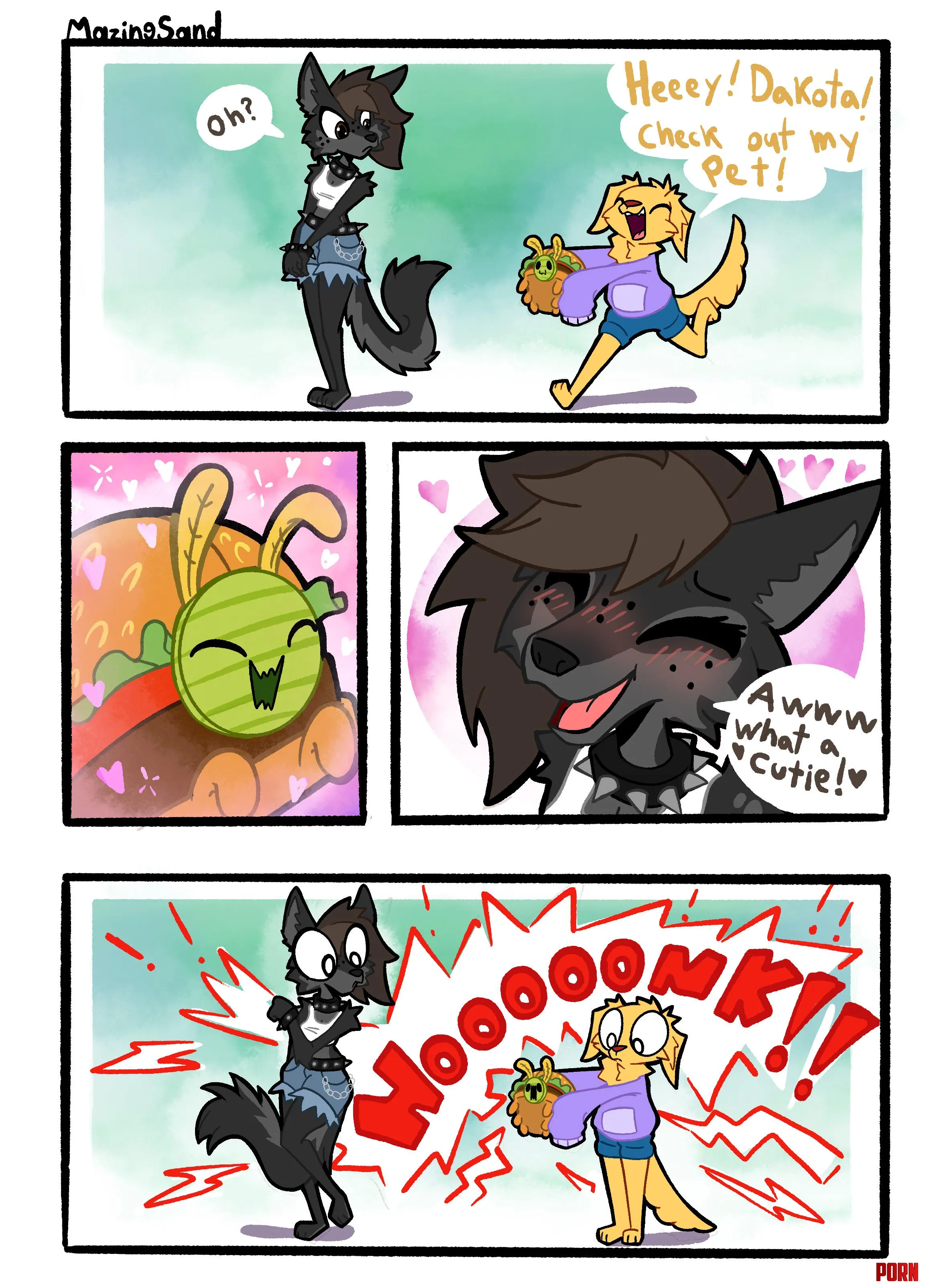 A mazingDOG COMIC Interesting pet noises By me from 2022  by MazingSand