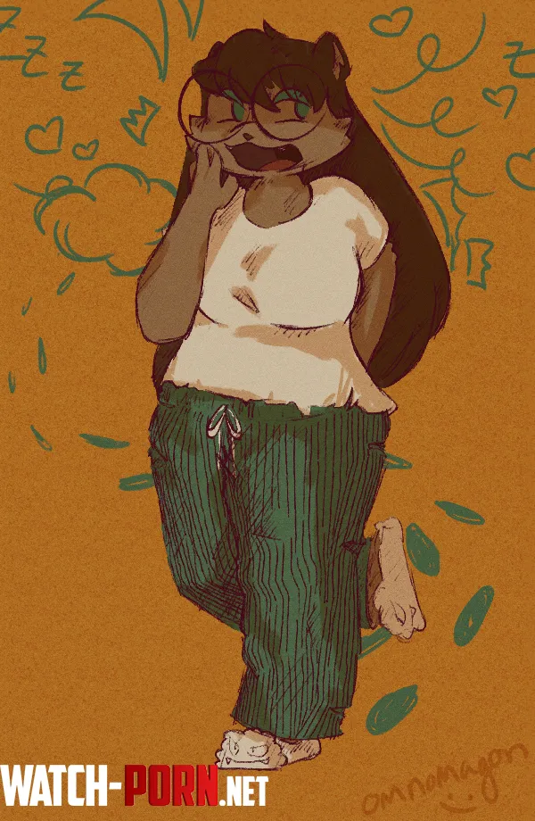 my sona in pajamas art by me by Electricsquib