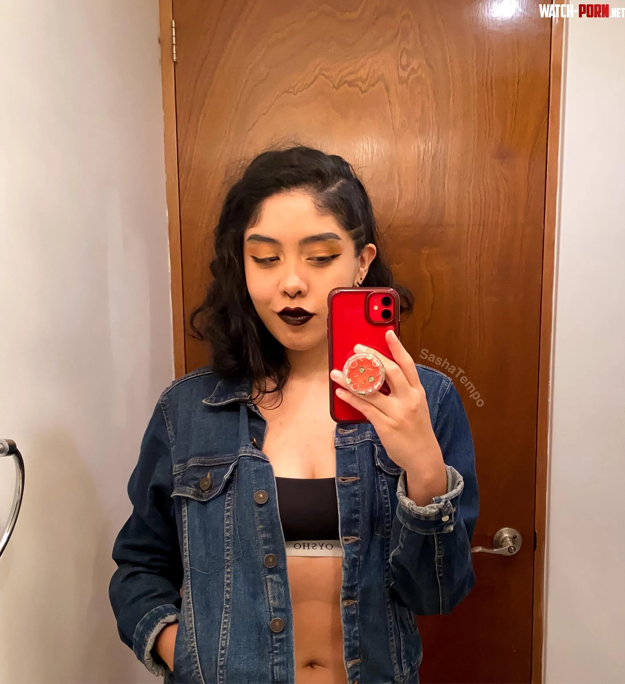 A little mirror selfie I thought youd like  by SashaTempo