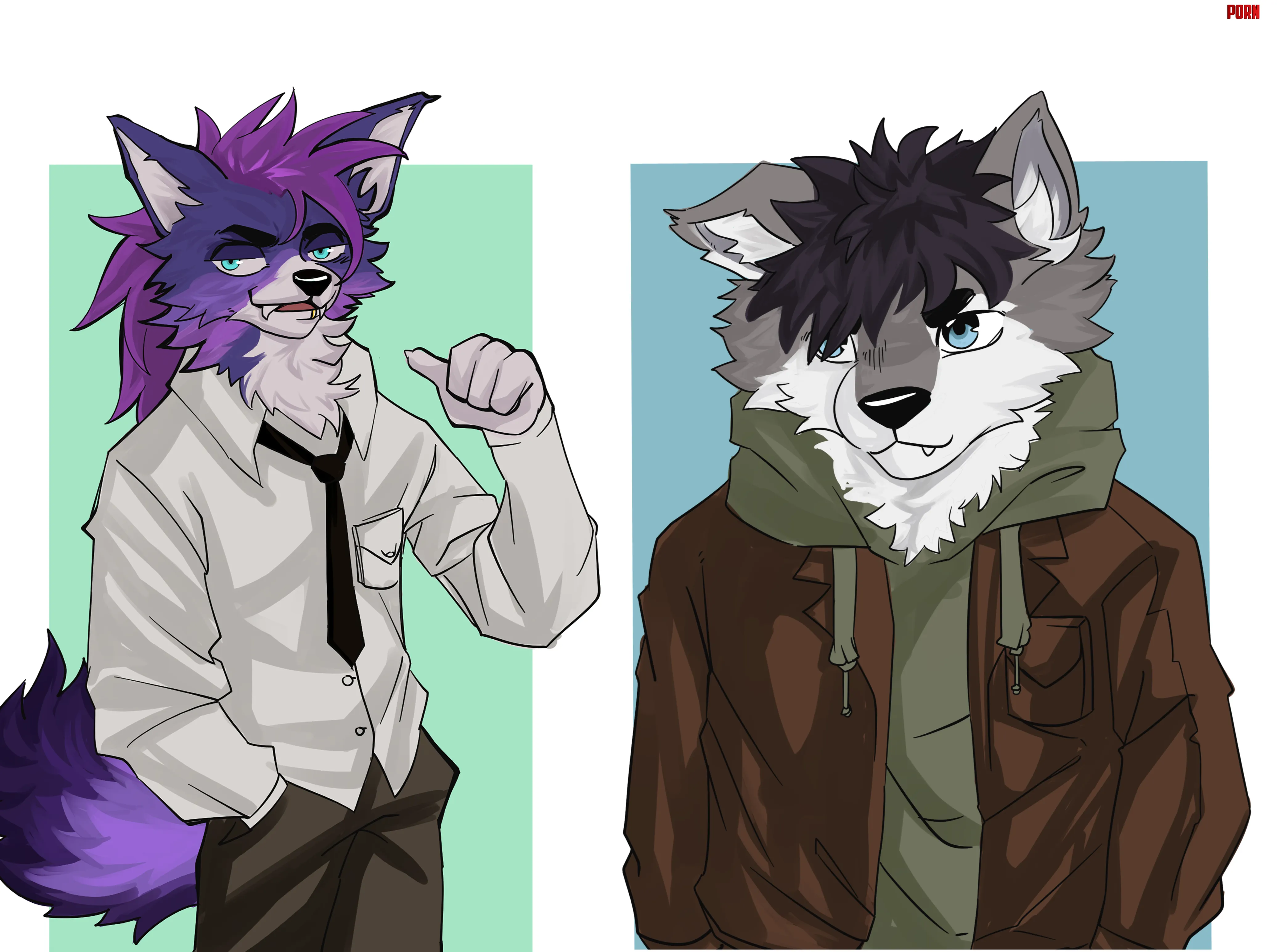 Last two OC commissions that I did by thisuserislinnis