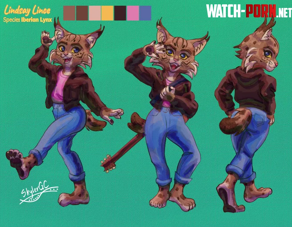 My furry character Lindsay Lince  by SkylerGC