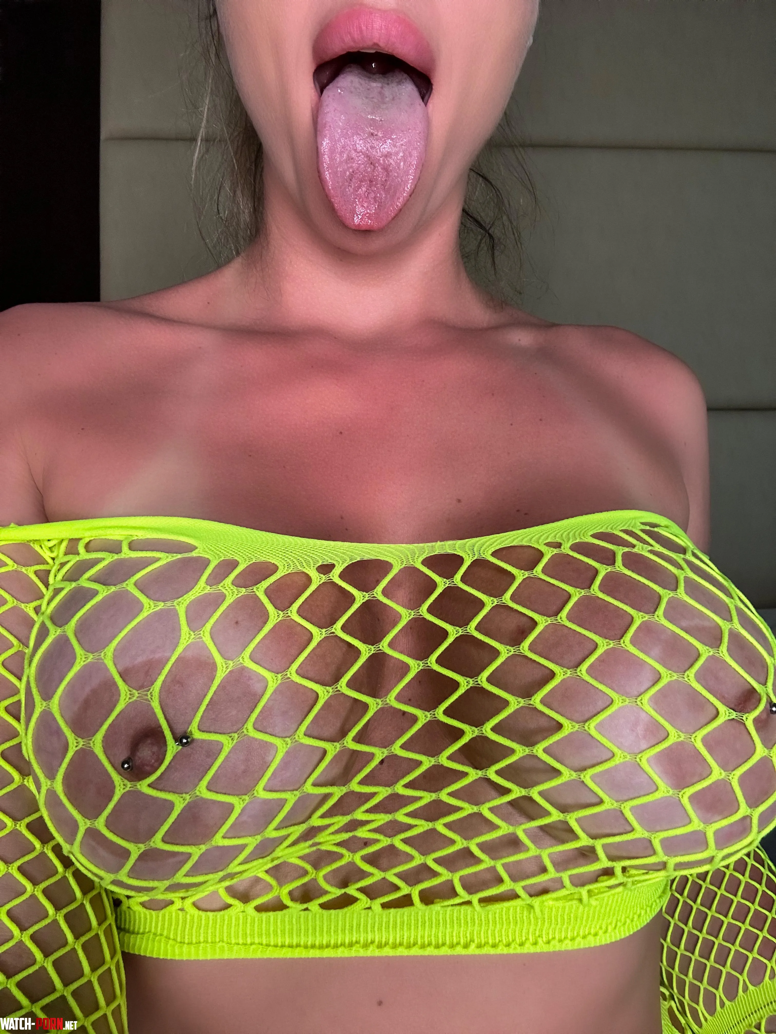 Good girl wearing fishnets by GrrapeSoul