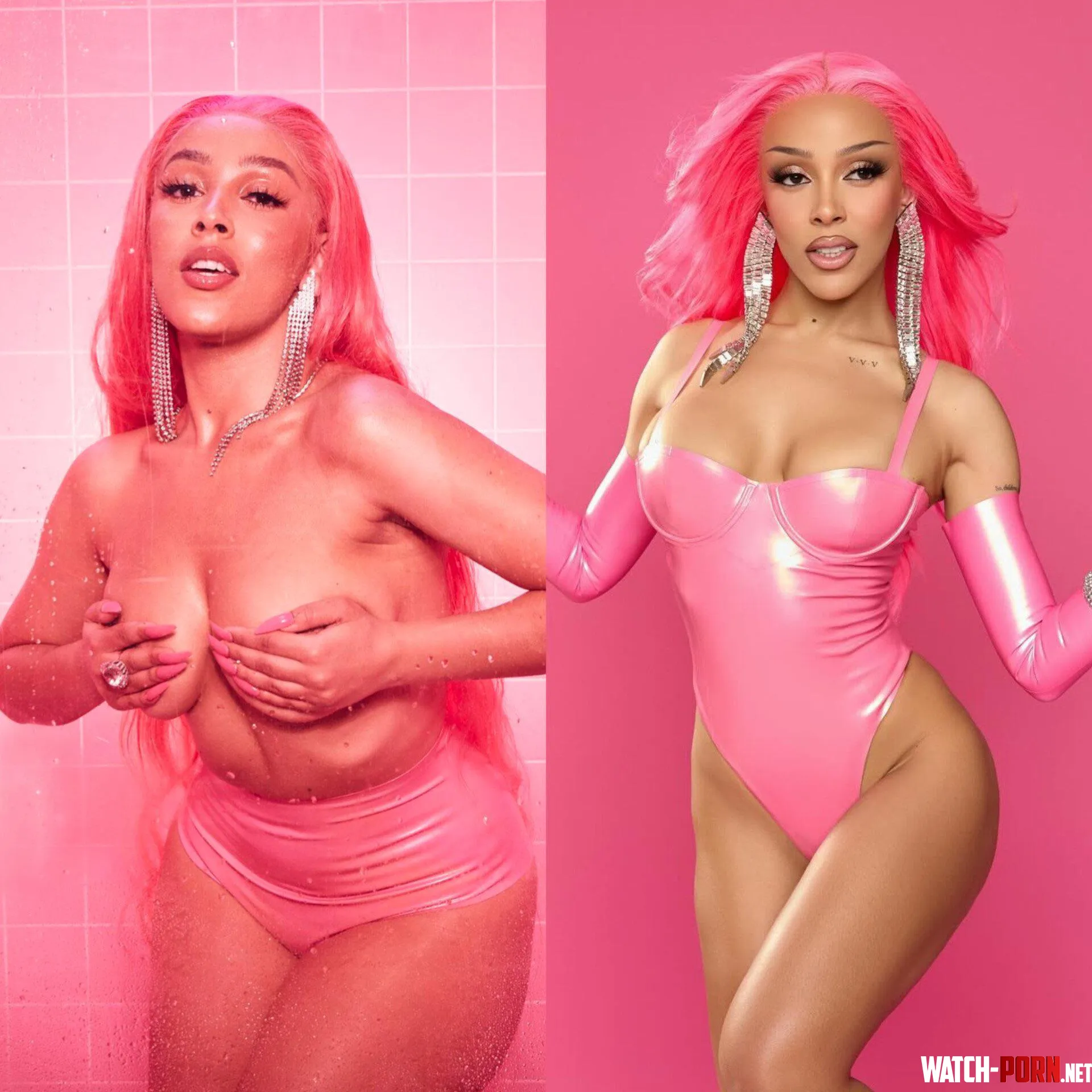 Doja cat  2019 vs 2024 by Throwaway90921346
