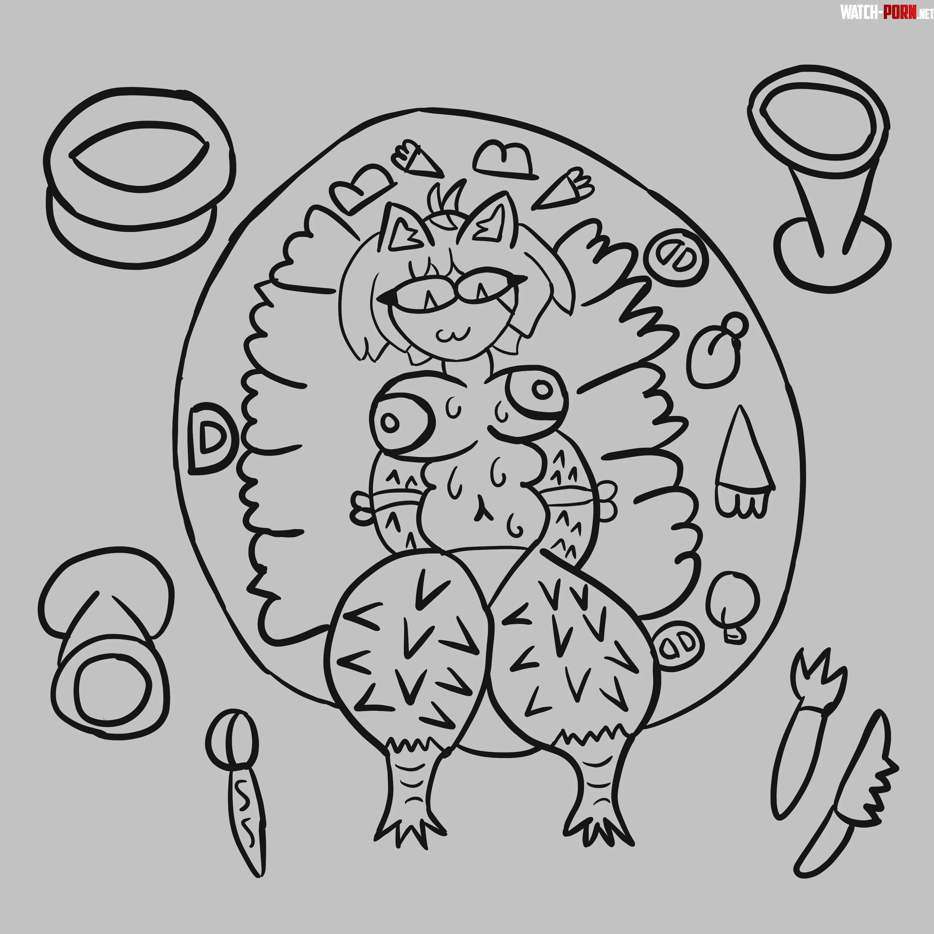 Image NecoArc Turkey PrevoreNecoArc PreyServed as FoodChubby Prey by SnooMuffins4052