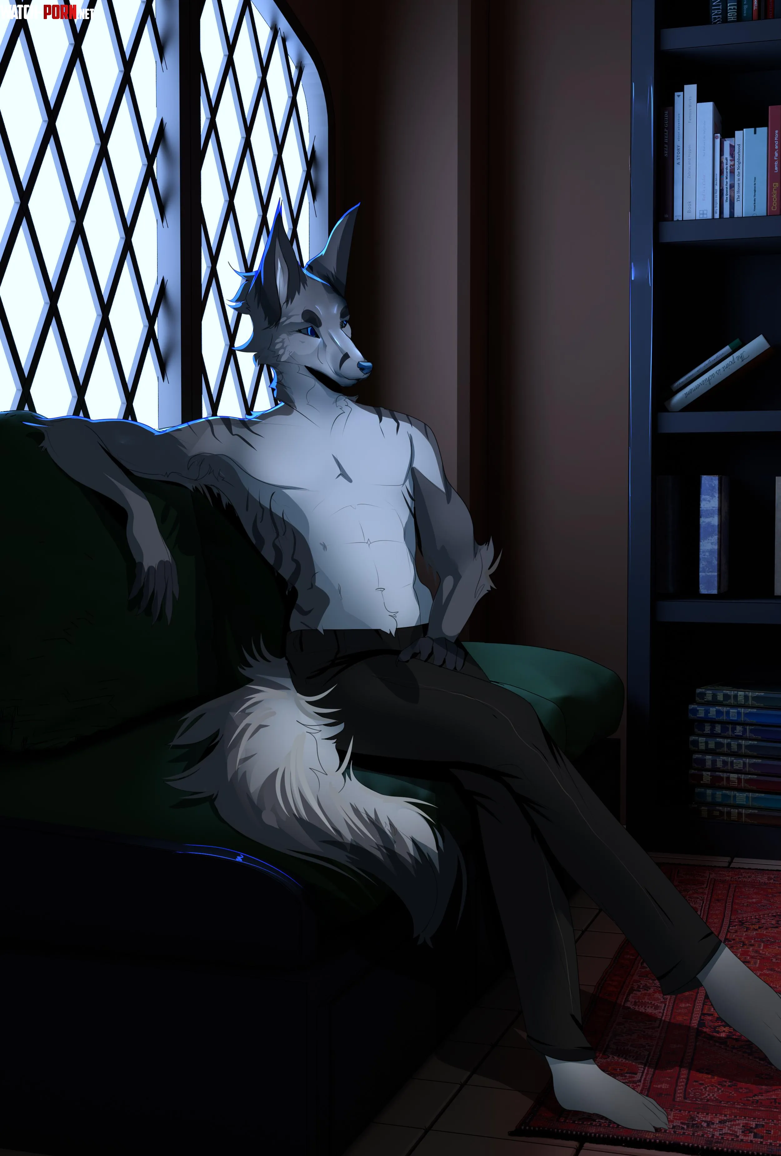 One of the blue nights By me catcake5 by LarryMur