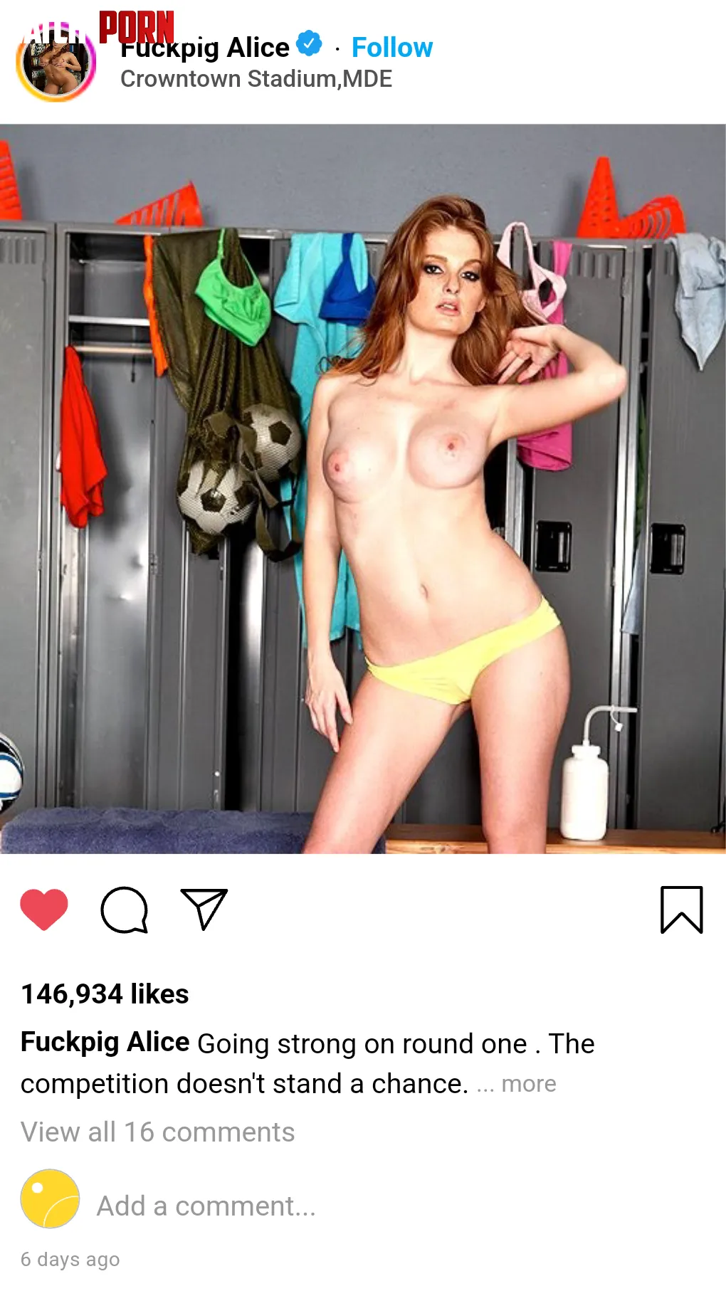  Cuntstagram be honest you didnt think i would make it past round one by UnsualAlice