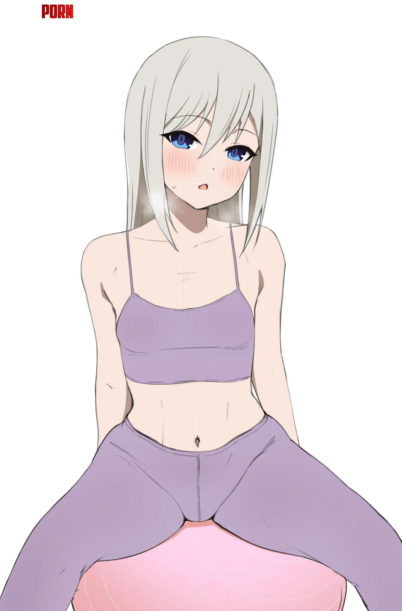Kei Shirogane Working Out On An Exercise Ball KaguyaSama Love Is War by Csxc