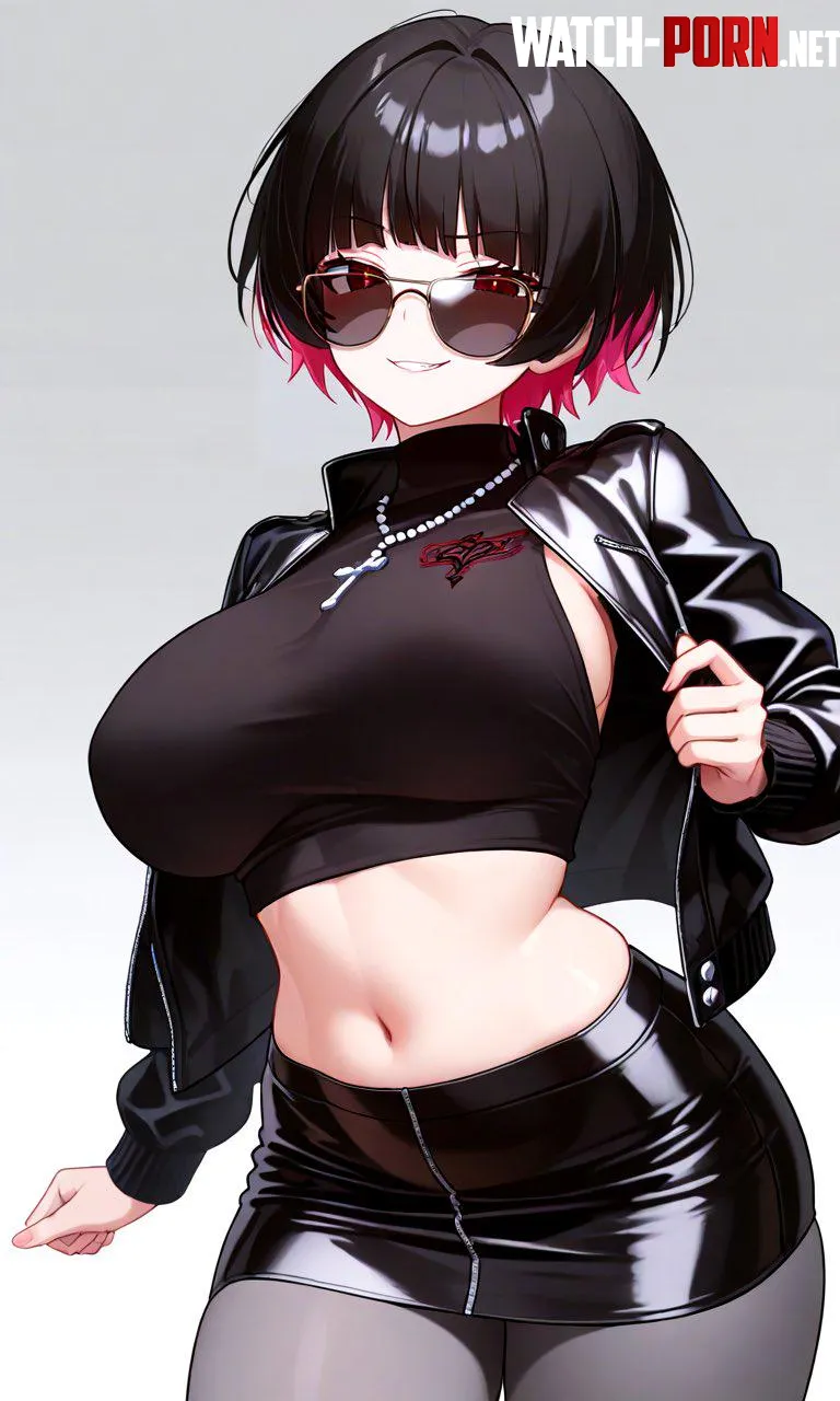 Leather Outfit  by CheetahSperm18