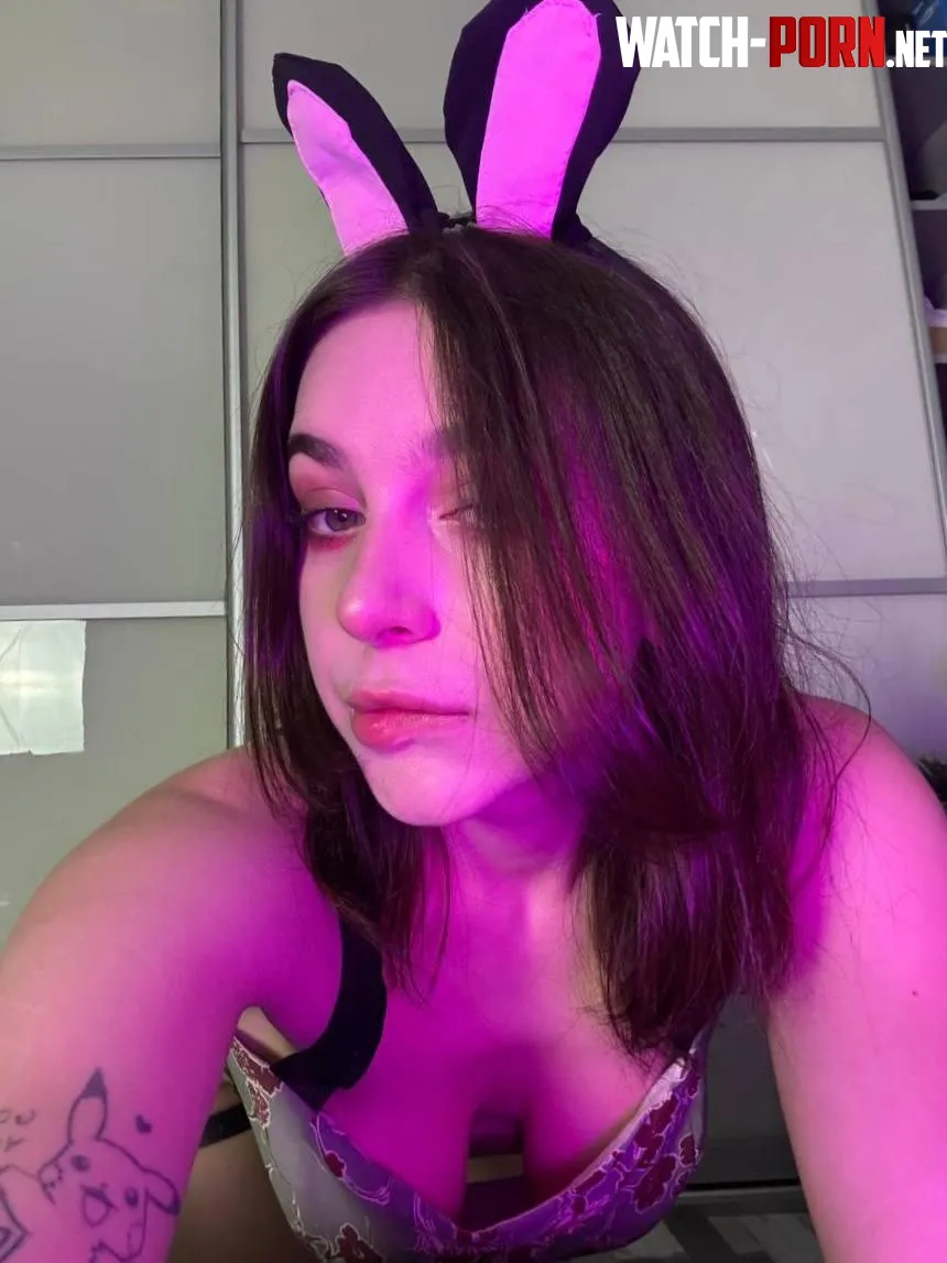 Cute bunny wants to play with your carrot by celty_sturluson_d