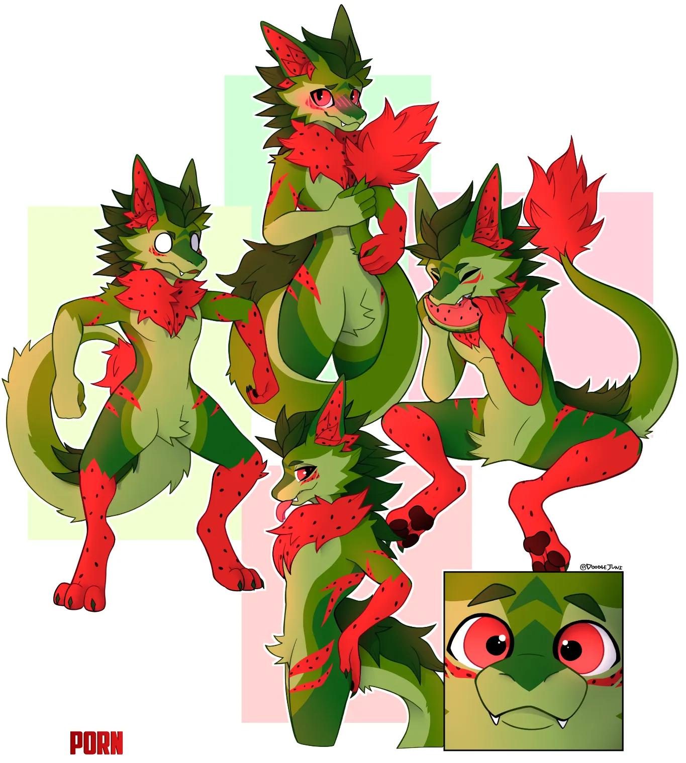 A Watermelon Novabeast by doodlejuni