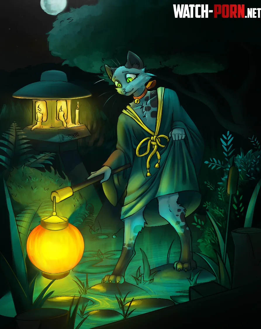 Nightforest kitty Ksatti by maximmax42