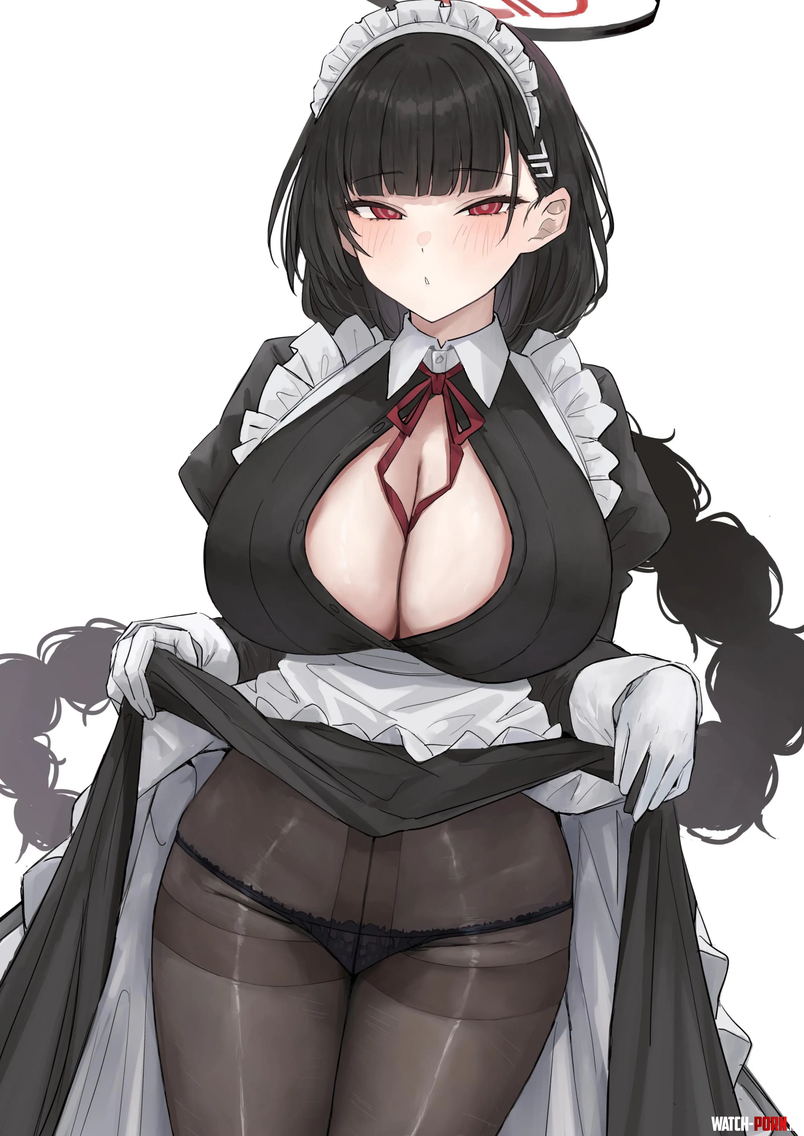 Maid Rio Blue Archive by Paneavi