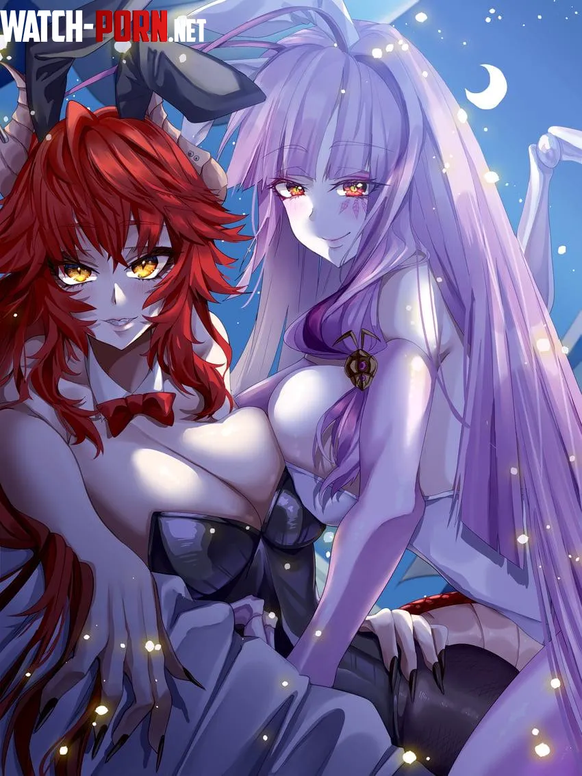 Zentreya and Matara kan in one frame by EngineeringThick8110