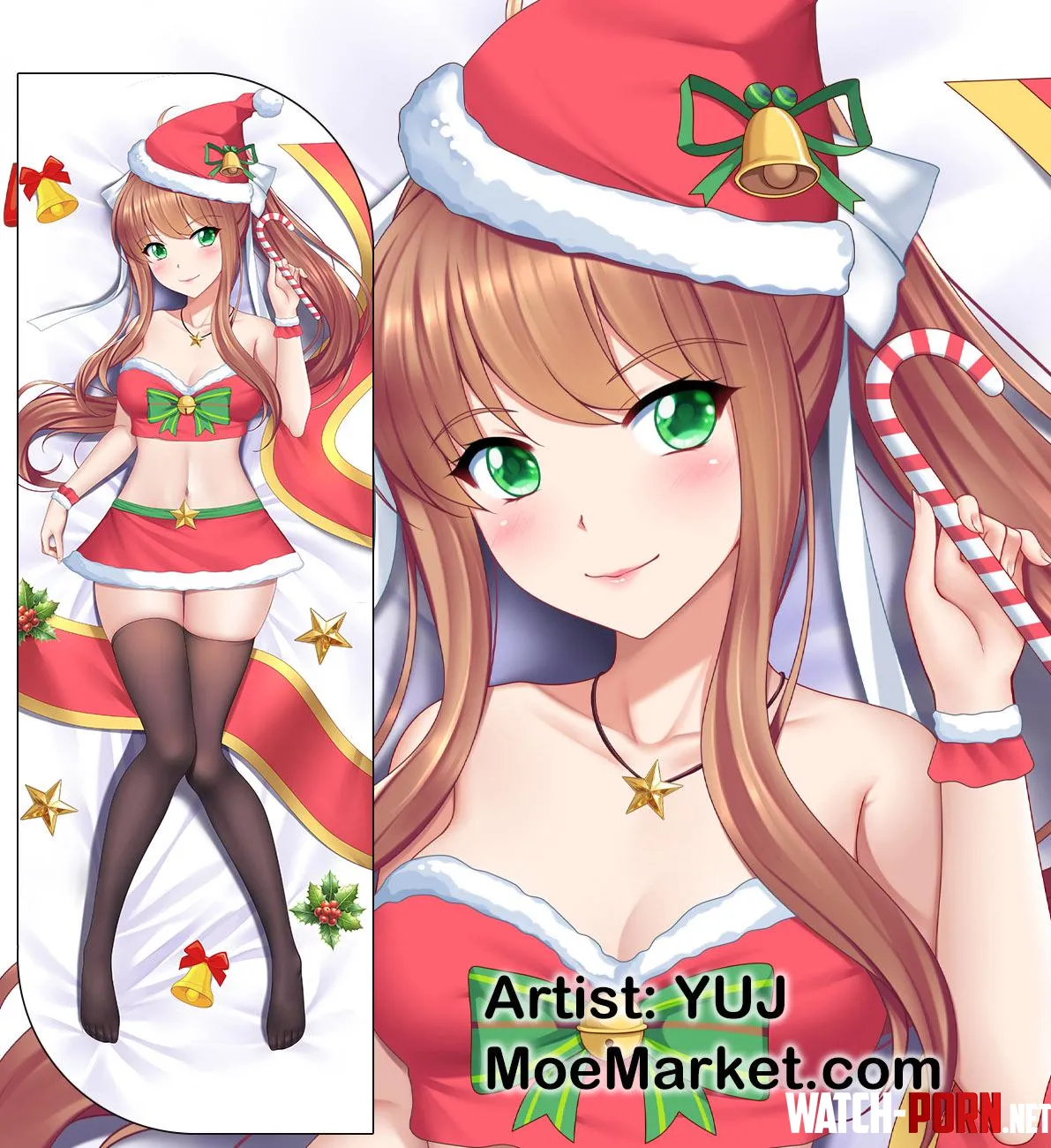 Monika Xmas Version artist YUJ by Japanotaku