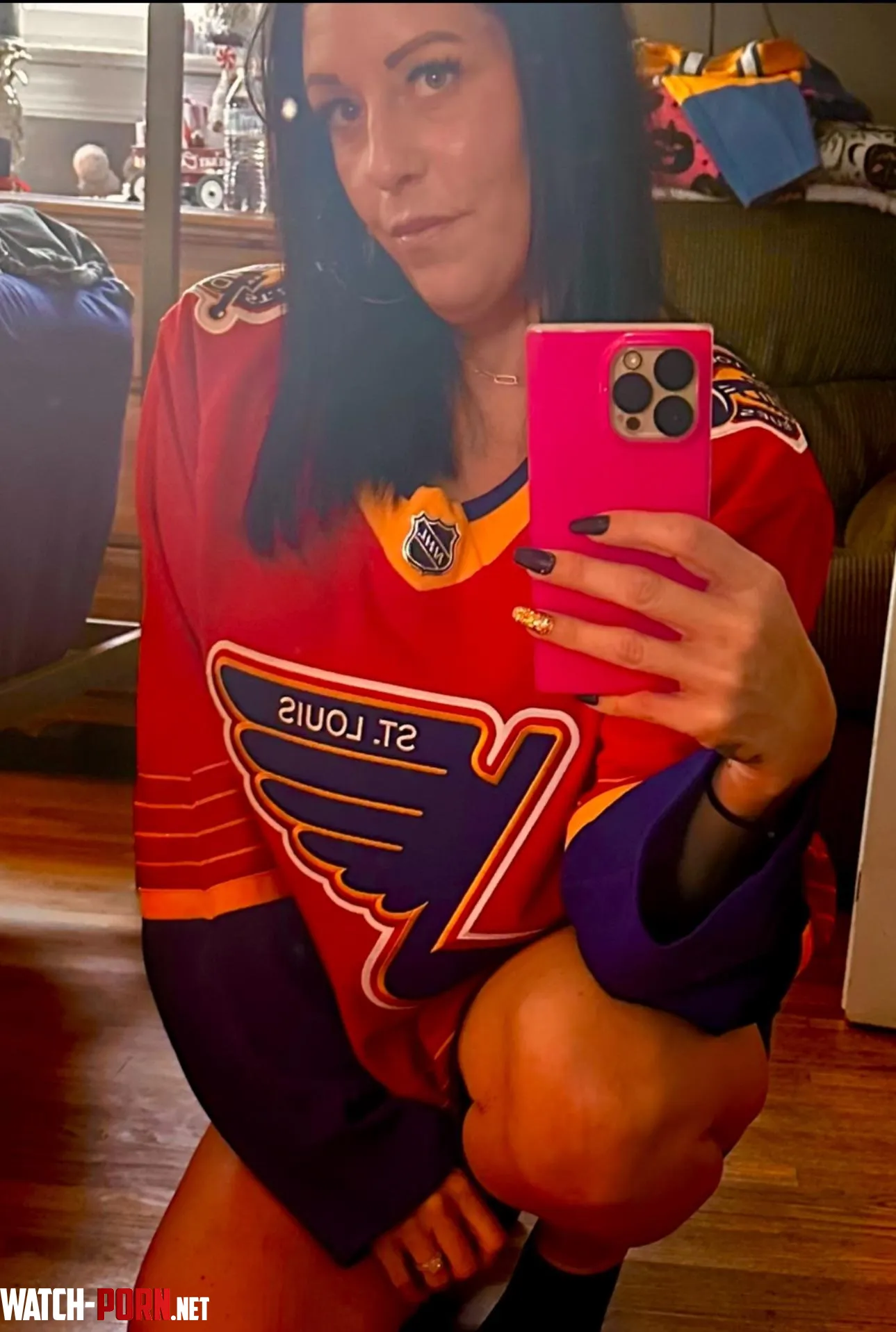  Blues vs Flyers Saturday Lets go Blues You like my jersey  by ThickMommy314OF