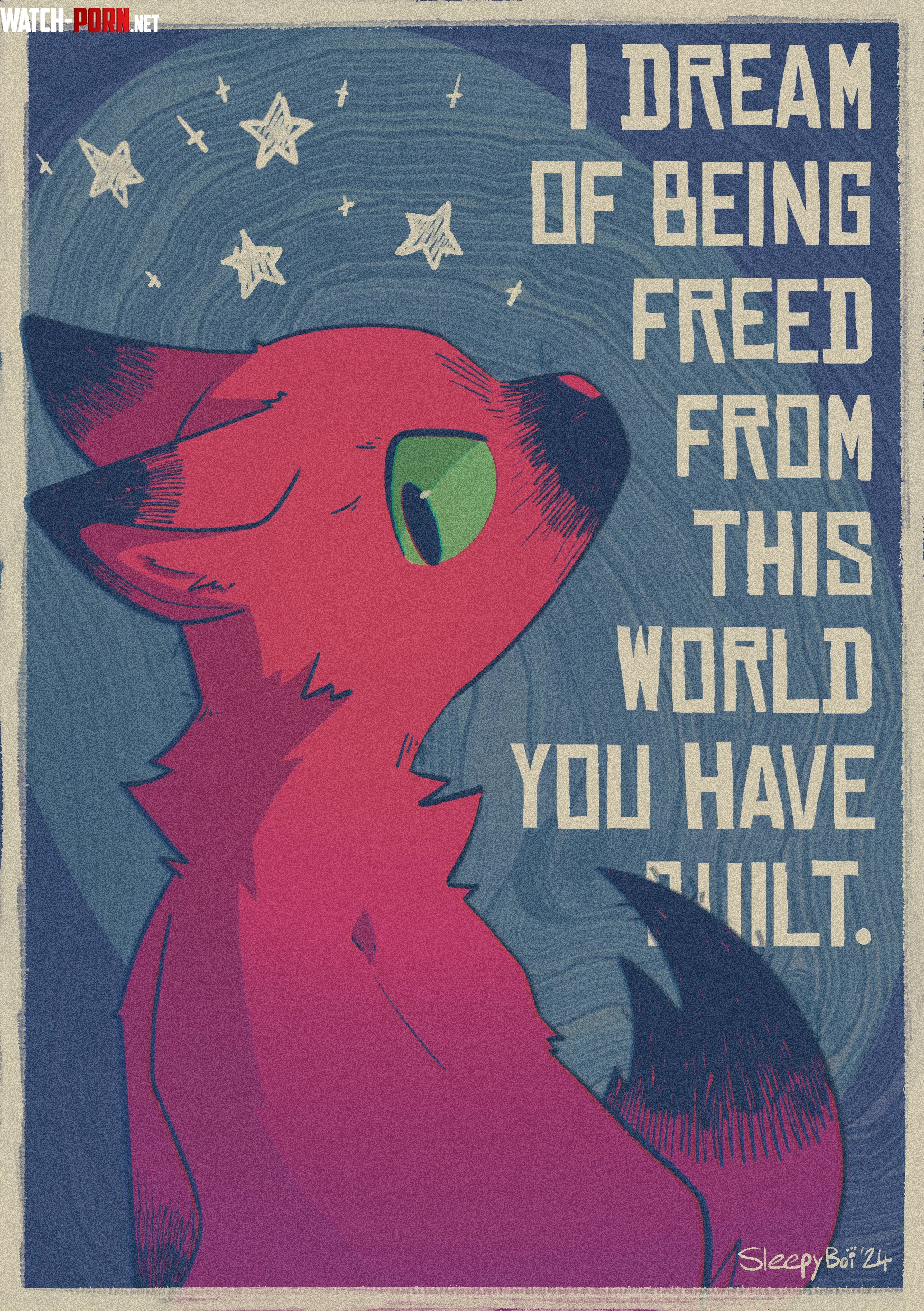I dream of being freed from this world you have built sleepysartstash by Upygoo