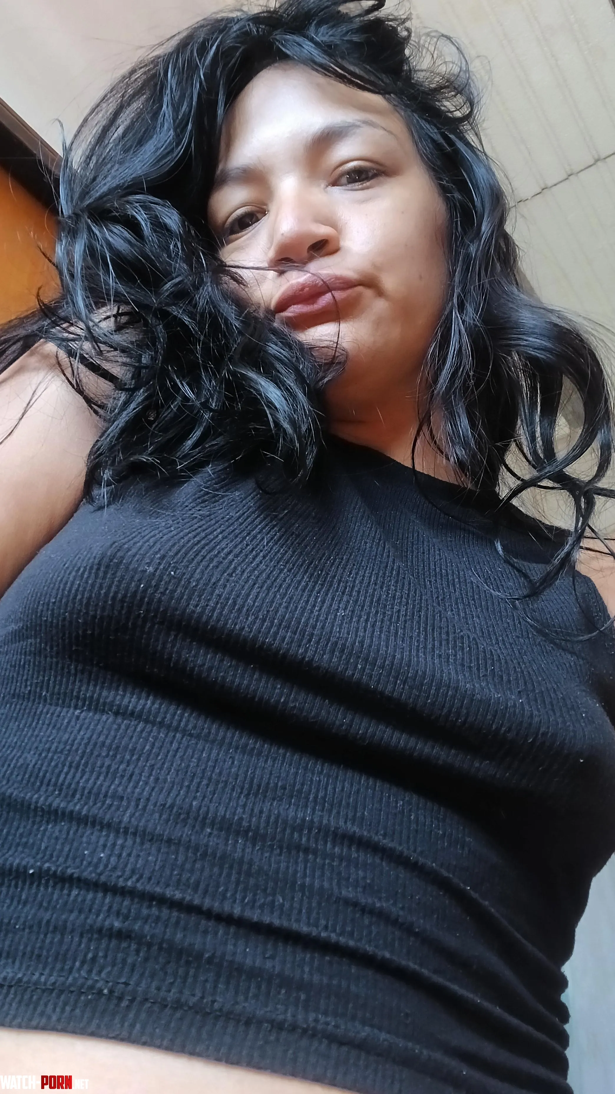 I love wearing my top without a bra by Greenzafir
