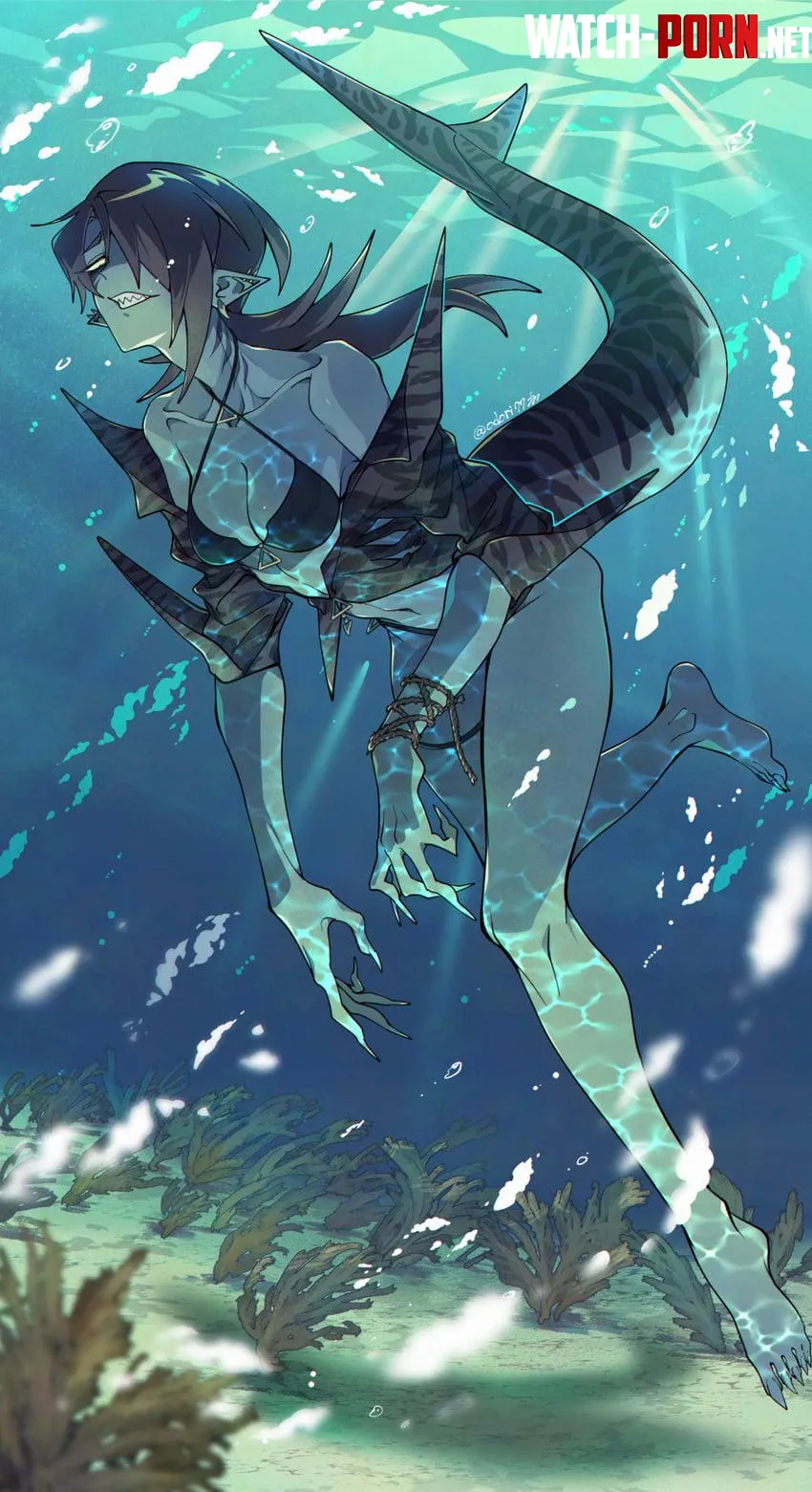 Be careful swimming in deep oceans by No-Yak4523