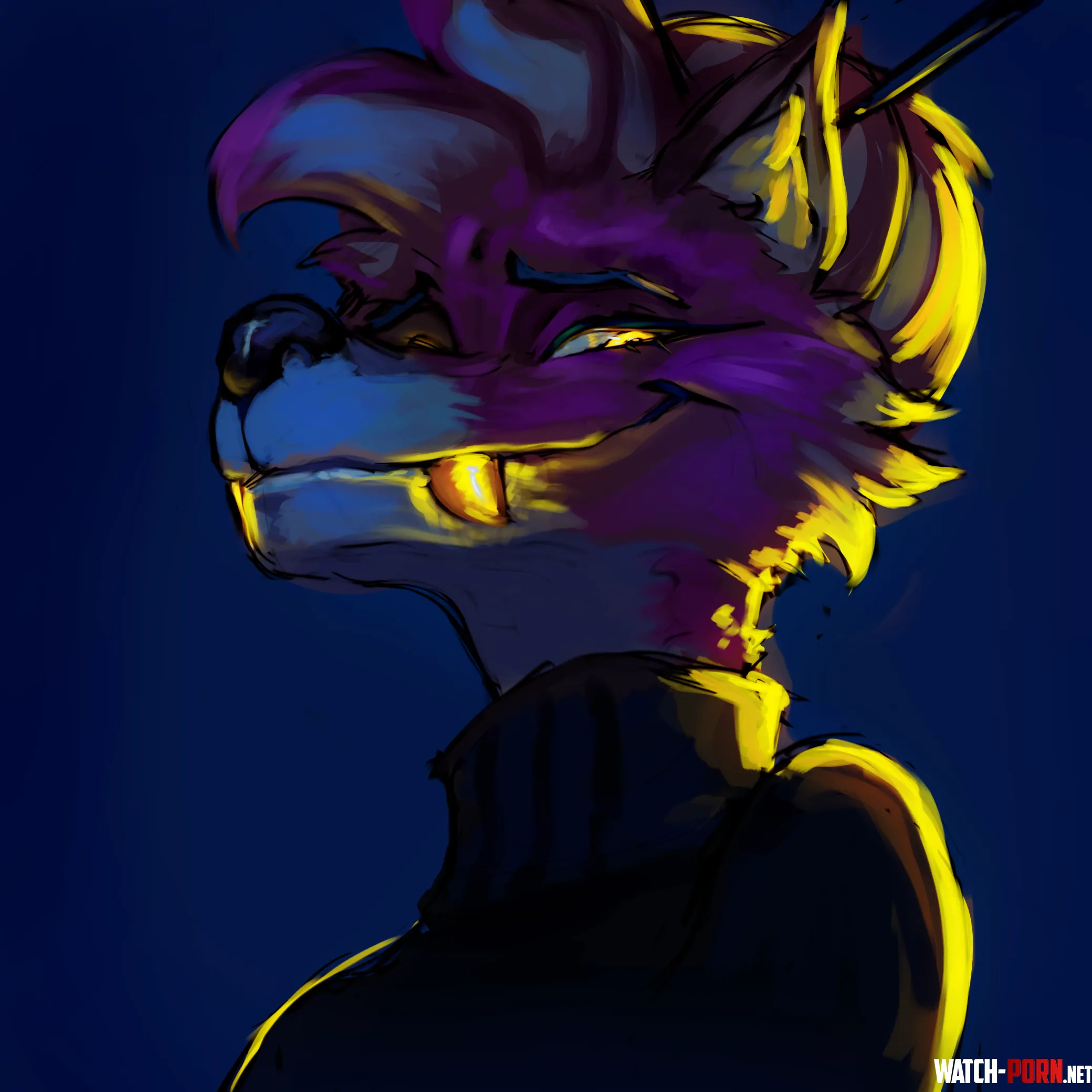 Man i think shes judging me oo art by me by The0z_Rp